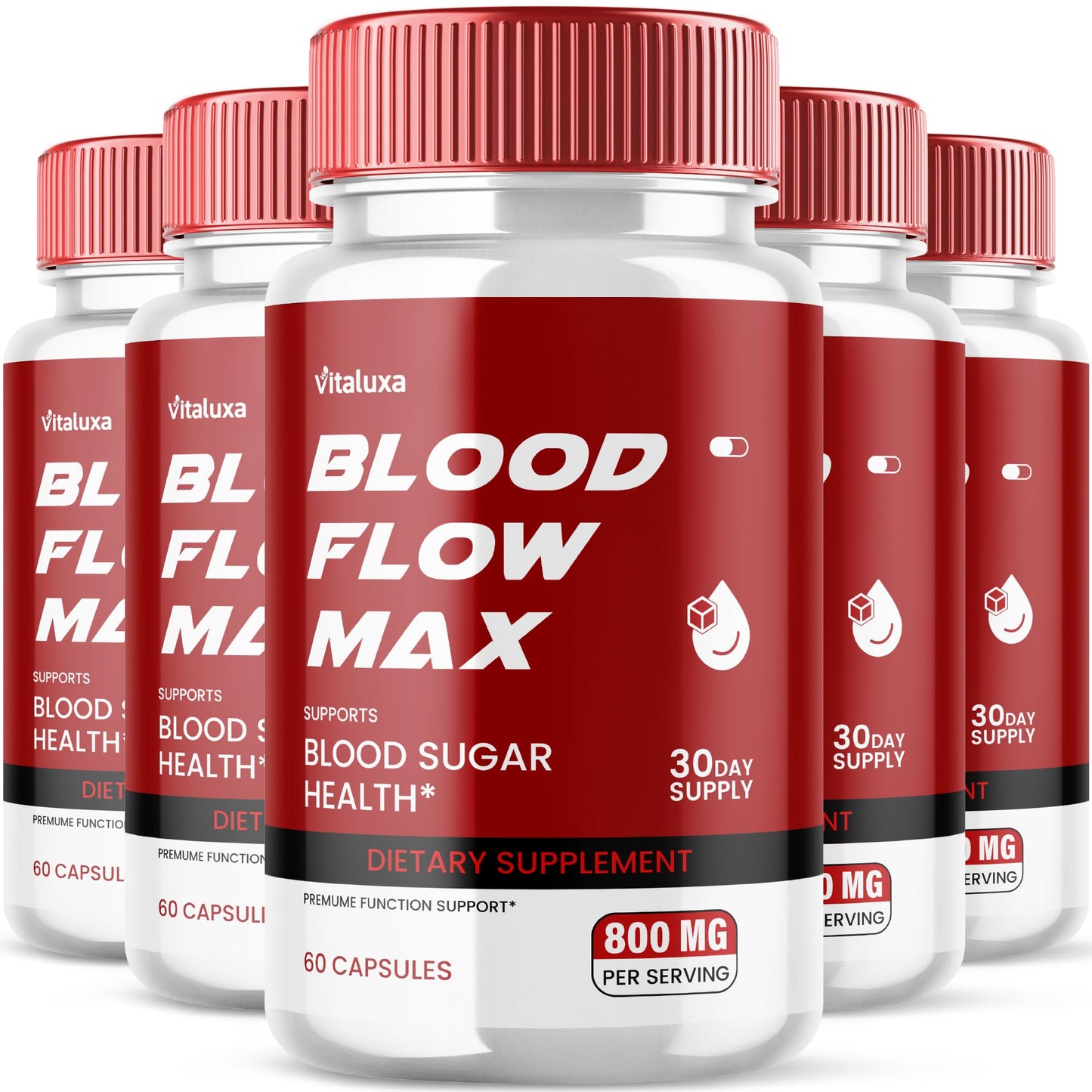 Vitaluxa Blood Flow Max Capsules, 300 Count