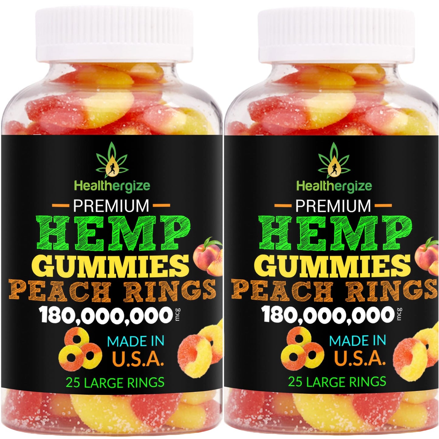 Healthergize Hemp Gummies Gummy 50 Count