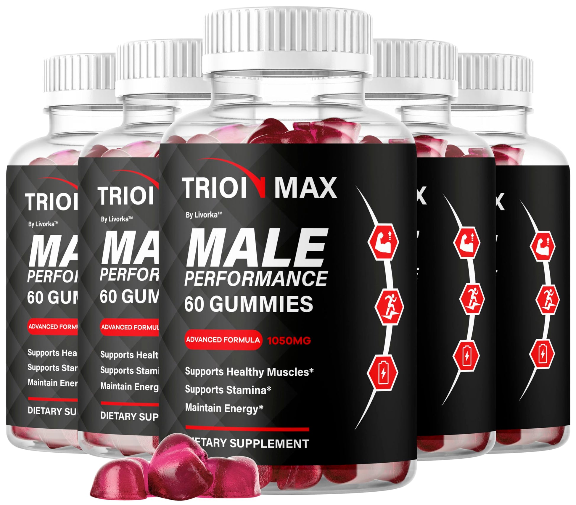LIVORKA Trion Max Gummies 300 Gummies