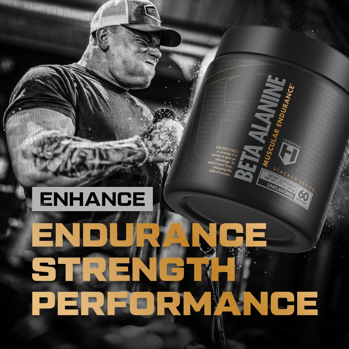 HOSSTILE Beta-Alanine Powder 7.19 Ounce