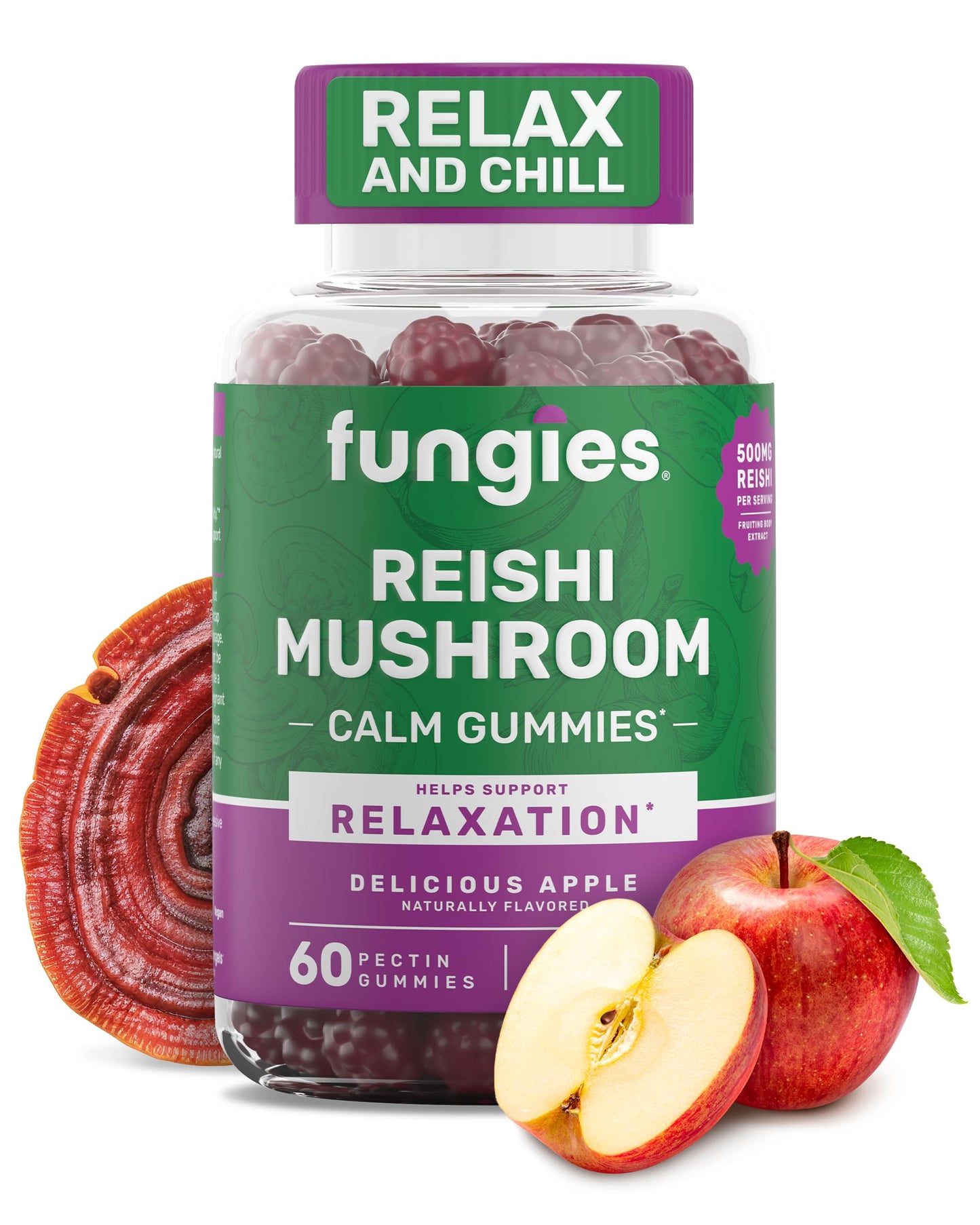 Fungies Reishi Mushroom Gummies 60 Count