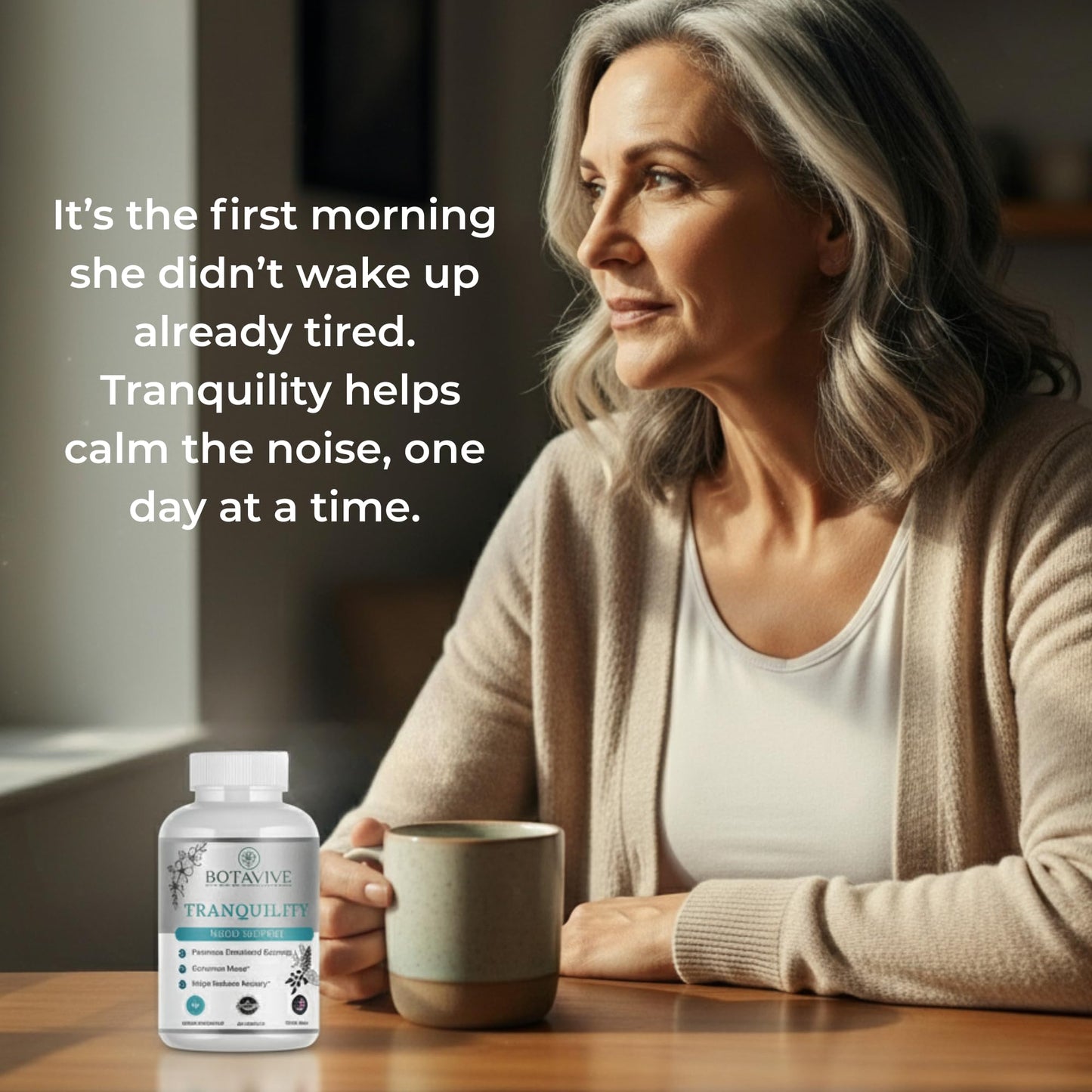 Botavive Tranquility Advanced Relaxation Formula Stress Relief Calm Support, 60 Capsules