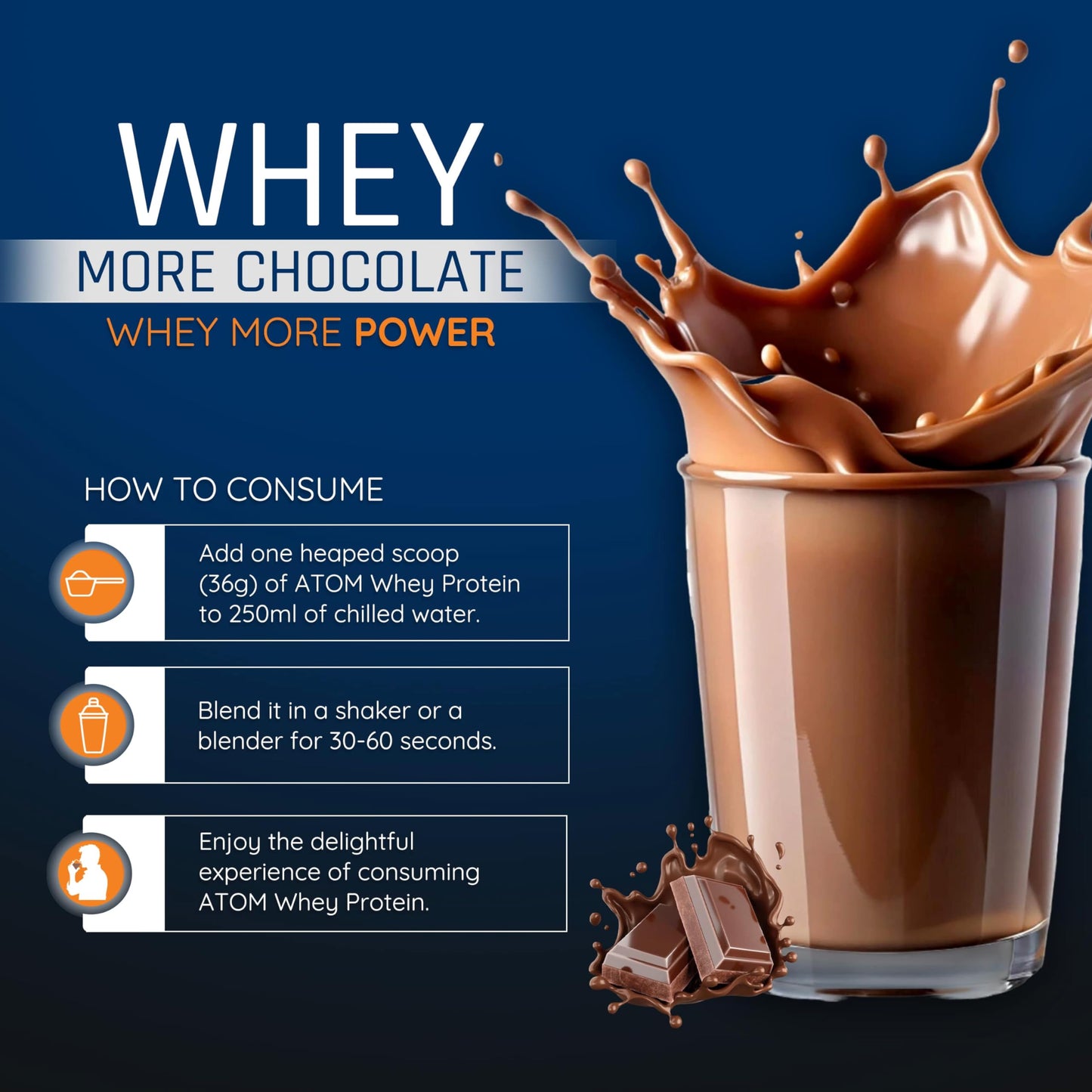 Asitis Nutrition AS-IT-is Atom Whey Protein with Digestive Enzymes Whey Protein Powder, 35 Servings