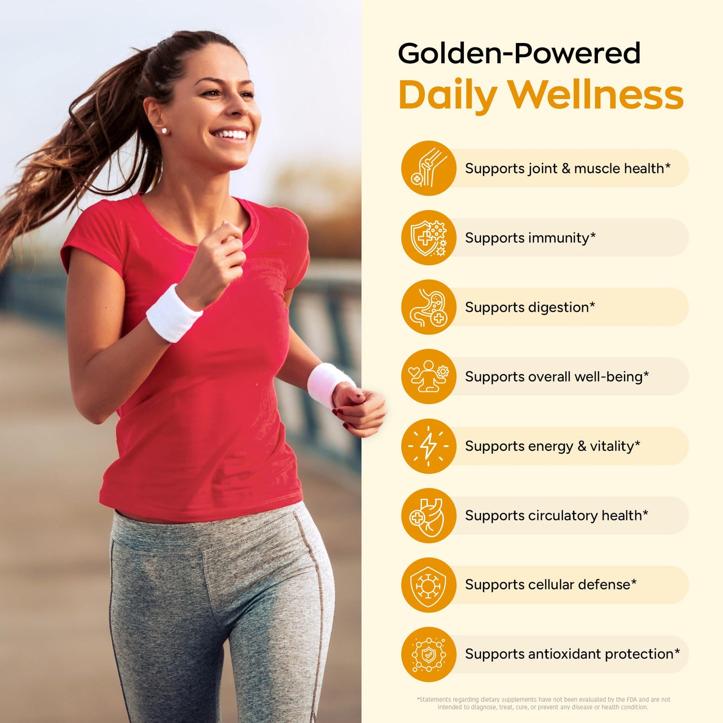 GoodlifePick Premium Turmeric Curcumin with Ginger Capsules, 180 Capsules