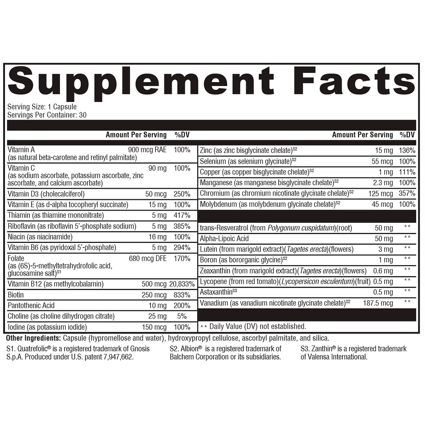 XYMOGEN Multi Basix - Daily Multivitamin Supplement - Over 20 Essential Nutrients for Foundational Wellness - 5-MTHF, Vitamin D3, Vitamin B12 & More - Vegetarian, Non-GMO & Gluten Free Capsules, 30 Count