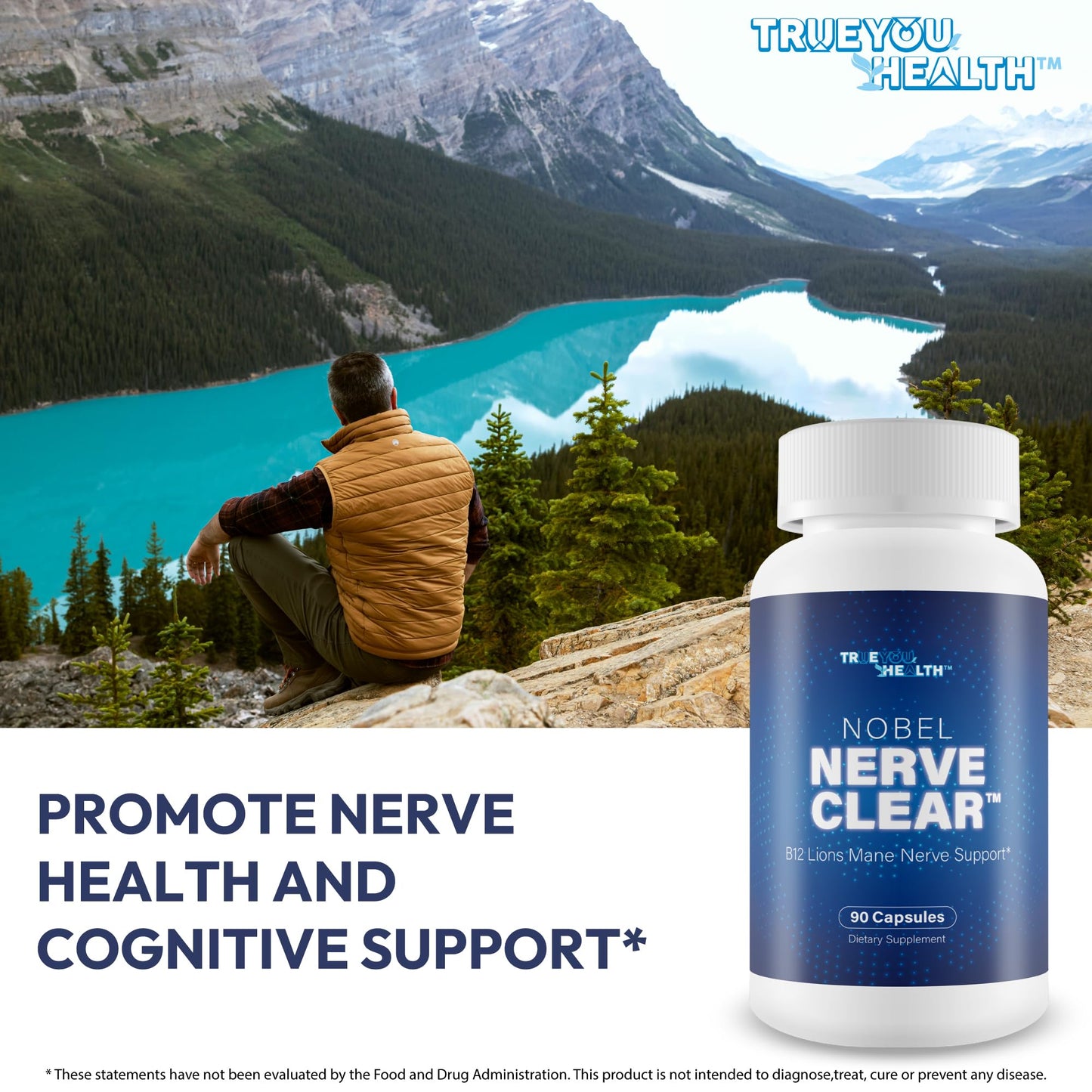 True You Health Nobel Nerve Clear Capsule 90 Count