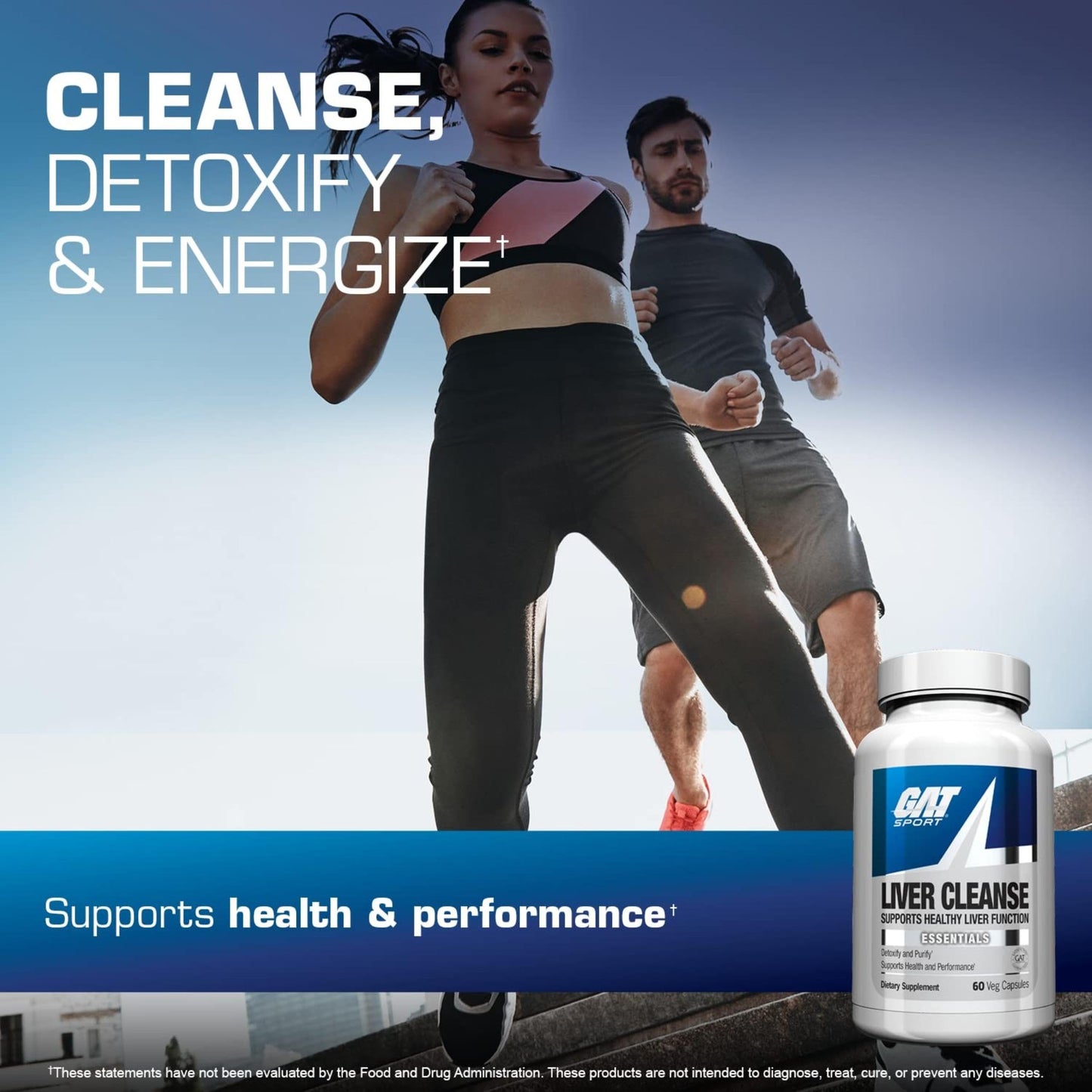 GAT SPORT Essentials Liver Cleanse Multivitamin Capsule, 60 Count