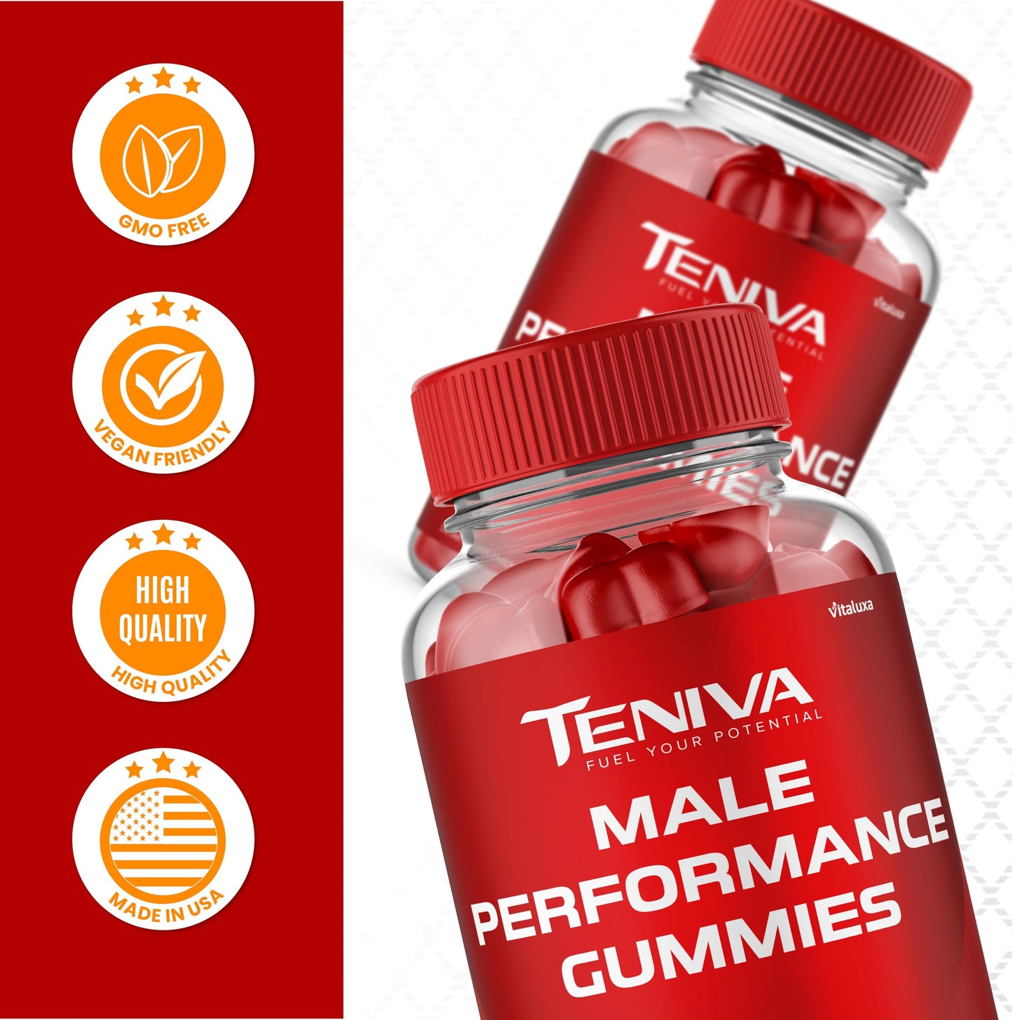 Vitaluxa Teniva Gummies 180 Count