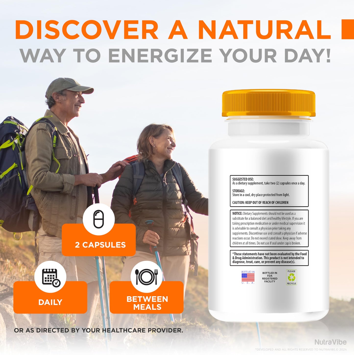 NutraVibe InsuFend Capsules, 180 Capsules