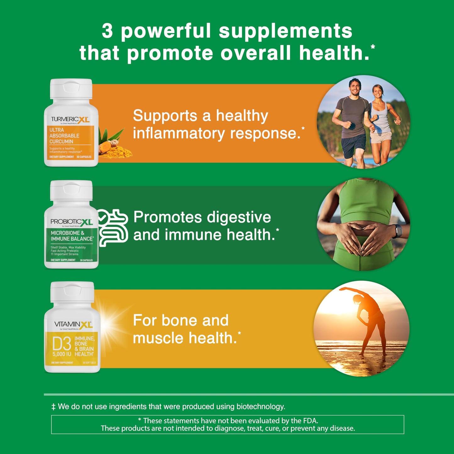 OmegaXL TrioXL Immune Support Capsules, 3-Pack