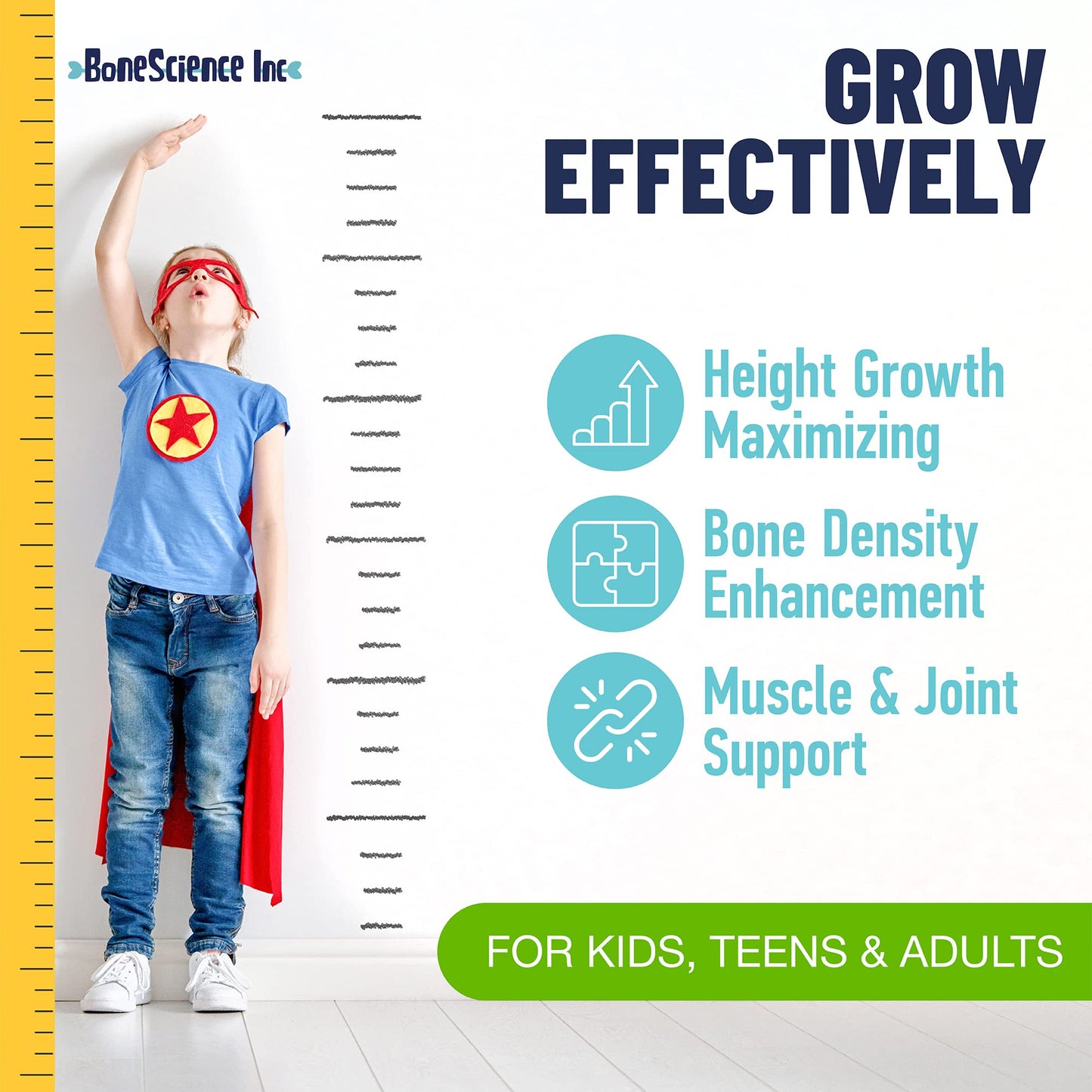 BoneScience Inc Height Growth Maximizer Capsule, 60 Count