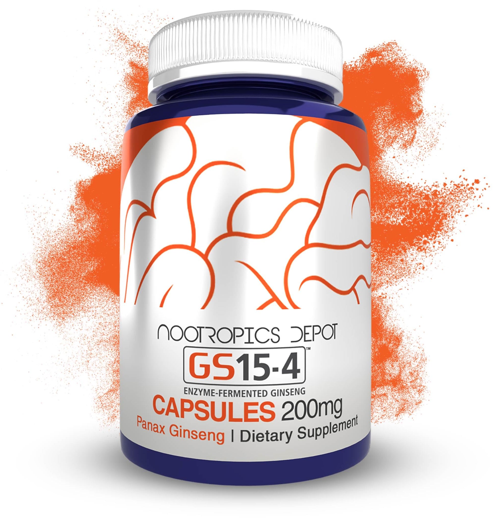 Nootropics Depot Panax Ginseng Extract Capsules 200mg, 60 Count