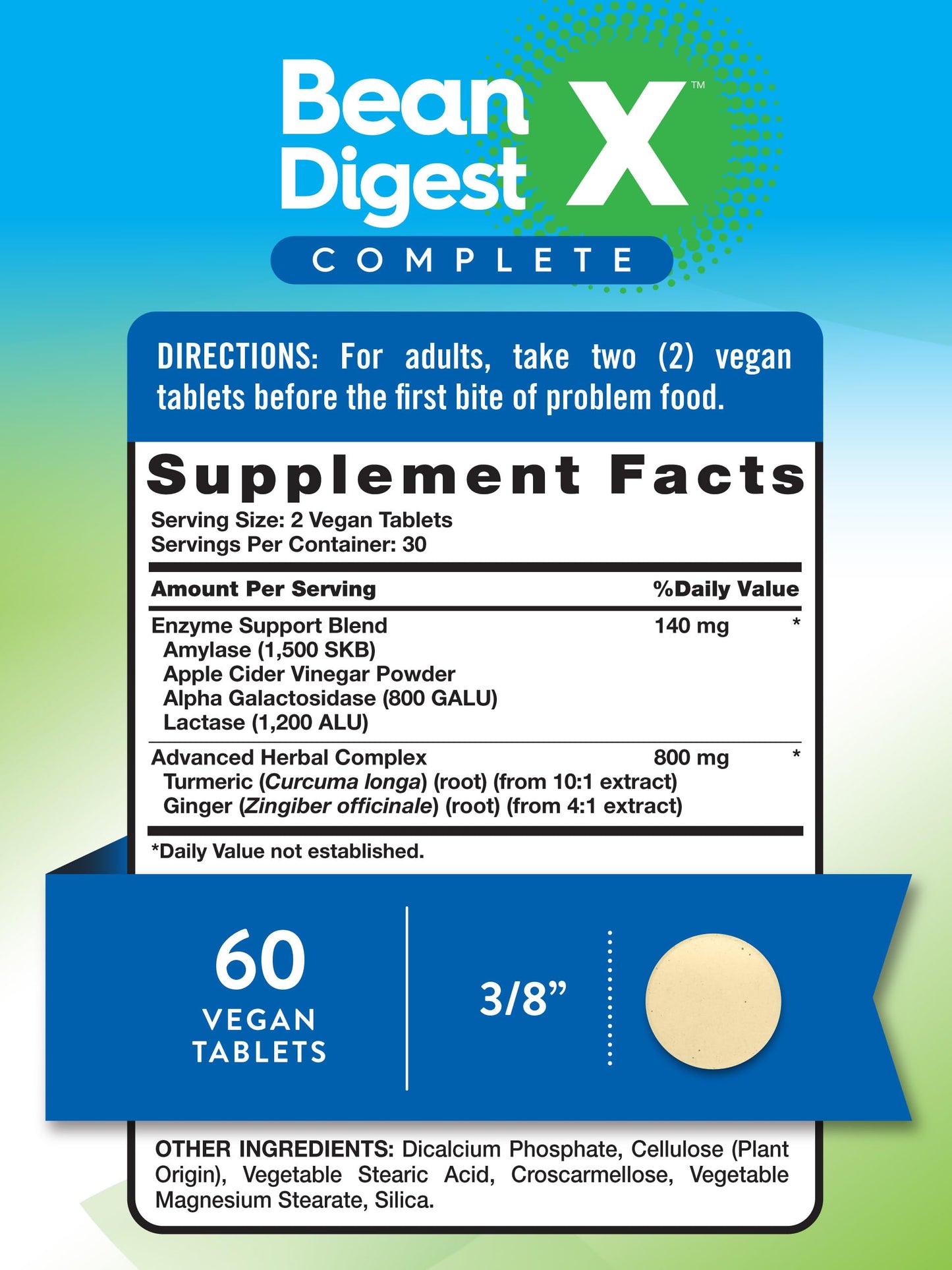 Nature's Truth Digestive Enzymes 60 Tablets