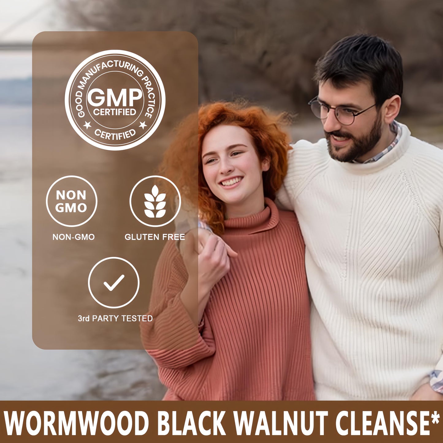 JINGYAT Wormwood Black Walnut Cleanse Softgels, 120 Count