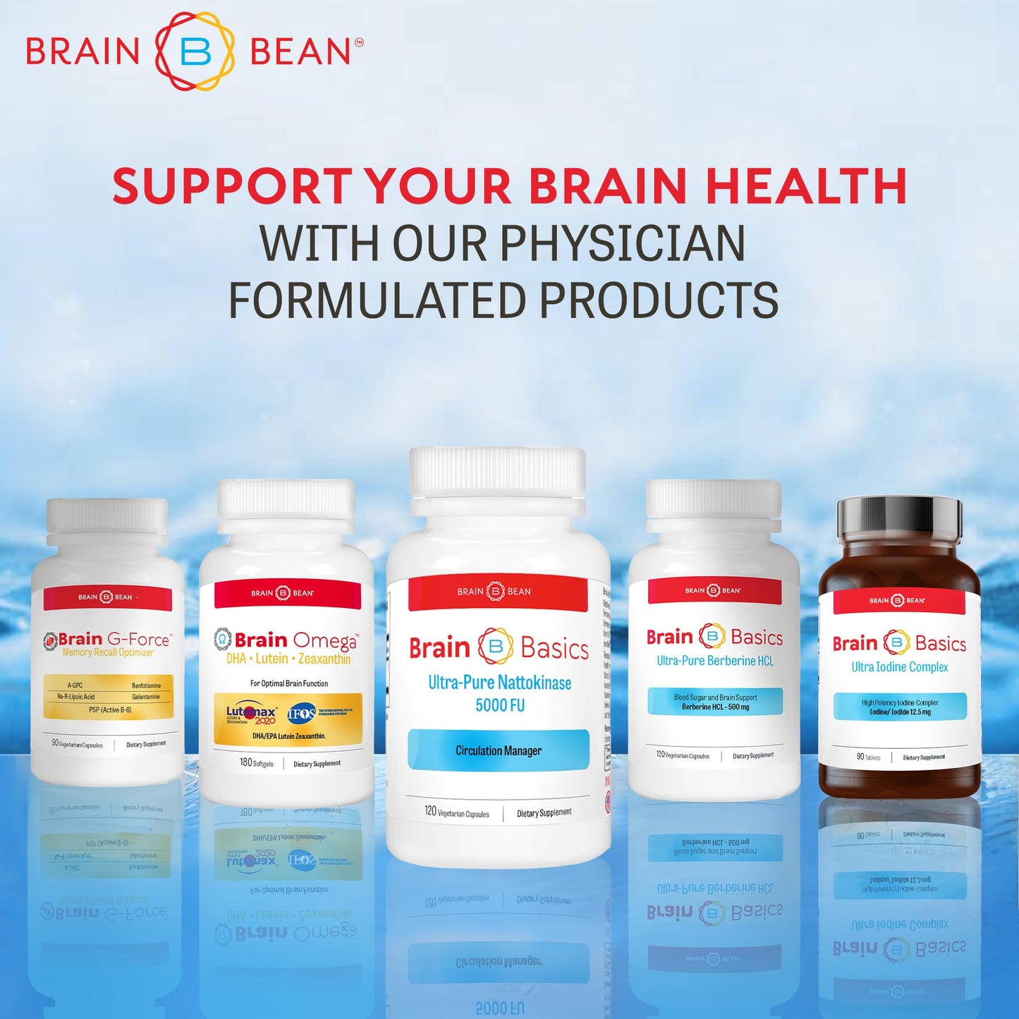 Brain Bean Brain Basic Ultra-Pure Nattokinase 5000 FU Capsule 120 Count