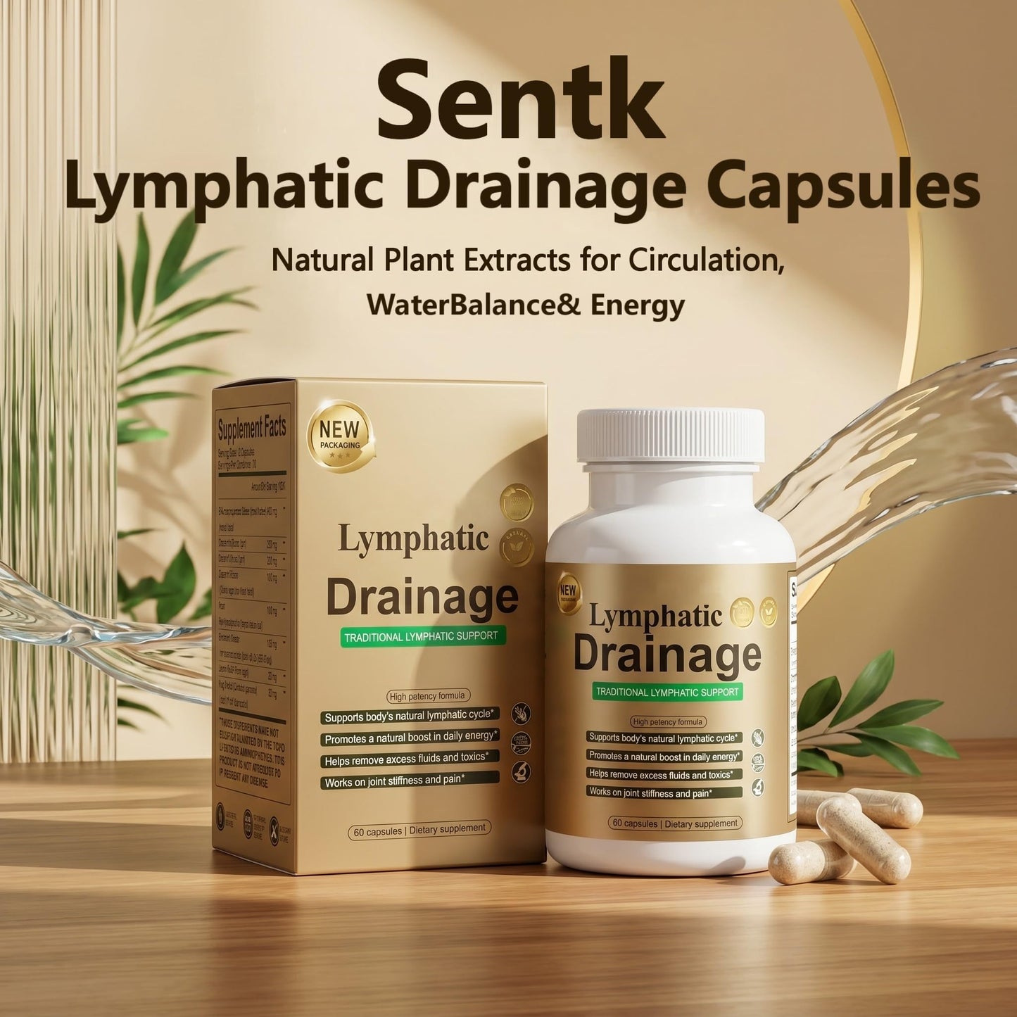 Sentk Lymphatic Drainage Capsule 2 Pack
