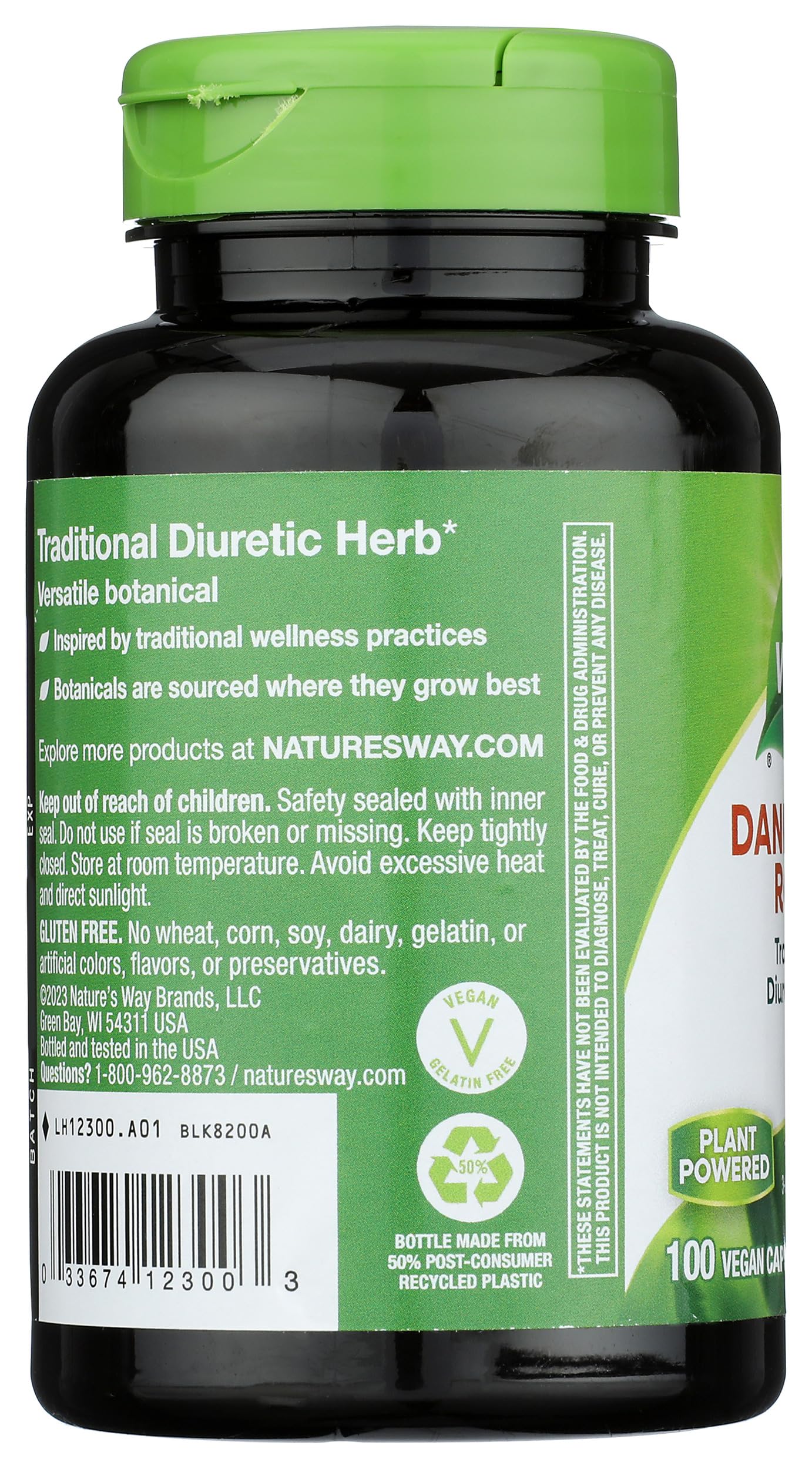 Nature's Way Dandelion Root Capsule 100 Count