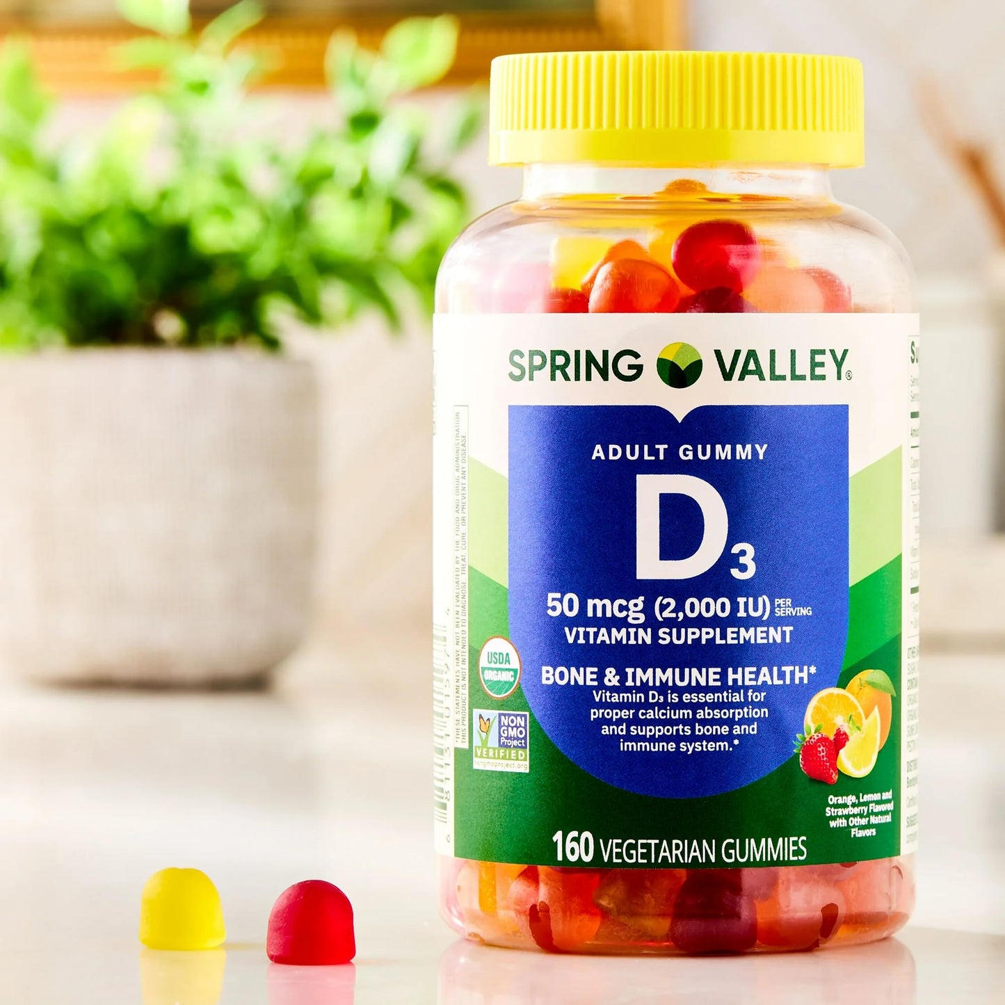 SUREFECT Vitamin D3 50mcg (2000 IU) 160 Gummies