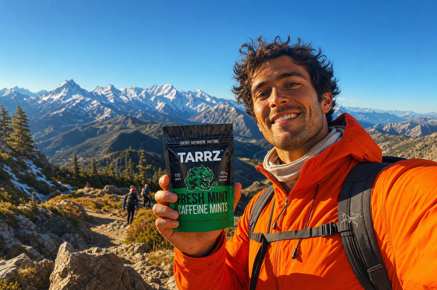 TARRZ Caffeine Mints Chewable, 100 Count