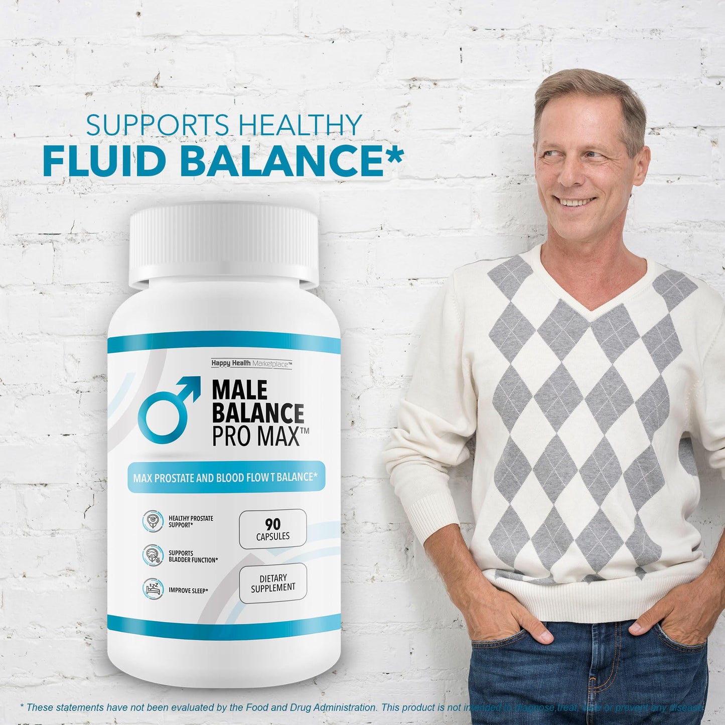 Happy Health Marketplace Male Balance Pro Max Capsule 90 Count