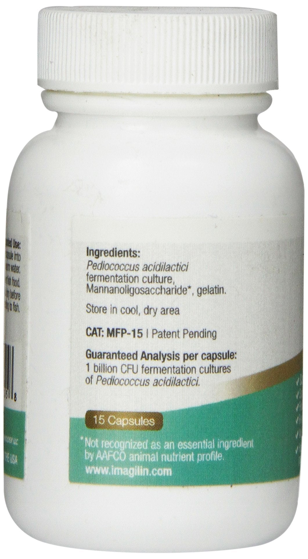 MitoMax MitoFish Premium Pediococcus Based Probiotics and Prebiotics for Fish Capsules 15 Count