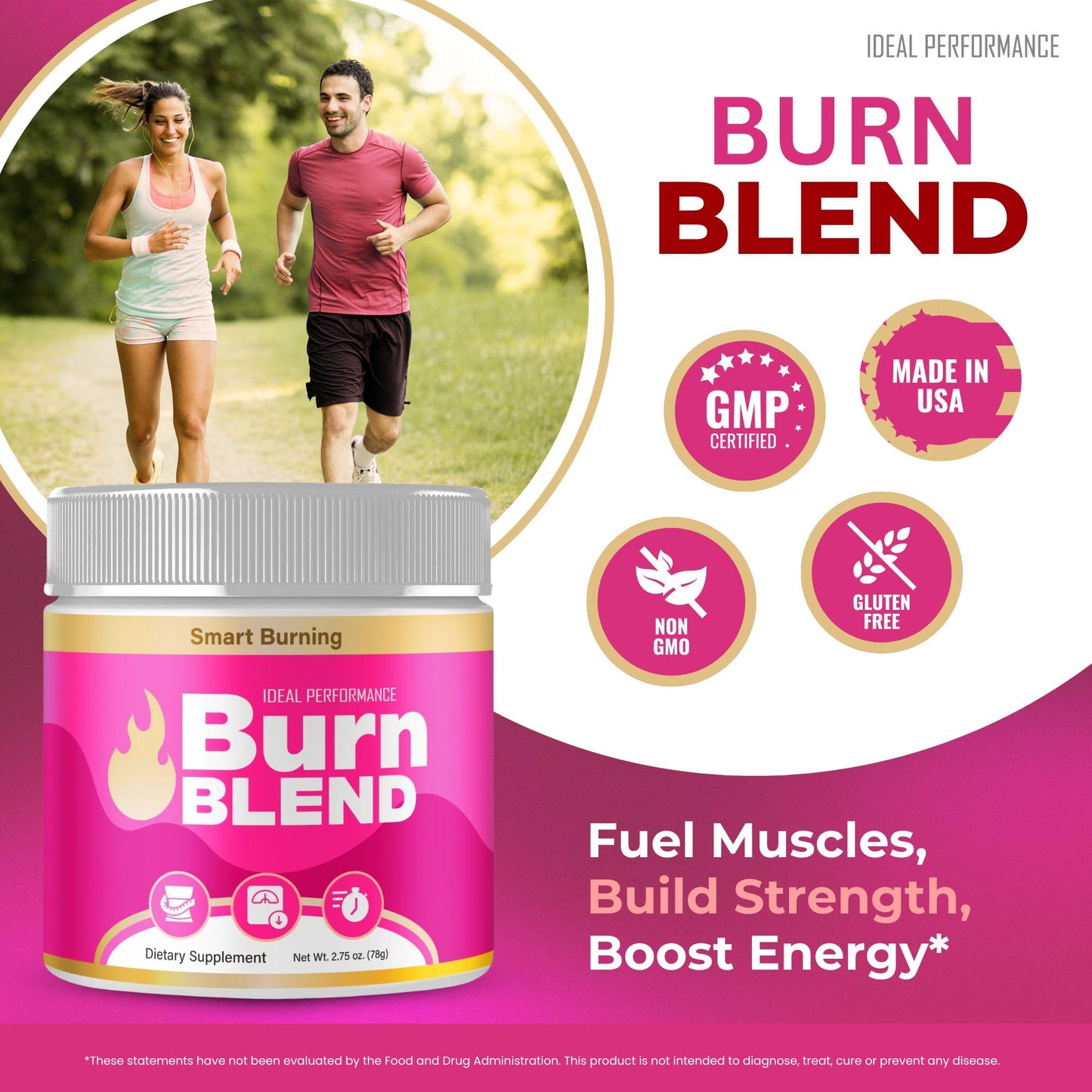 IDEAL PERFORMANCE BurnBlend Powder 10 Count