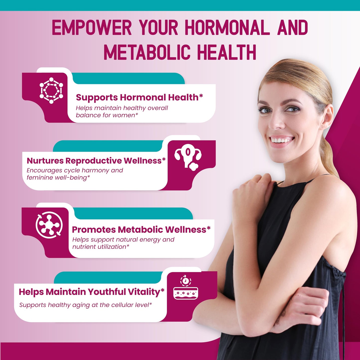 HarmoVira Myo-Inositol + D-Chiro Inositol Supplement – 12-in-1 Formula with Berberine, Cinnamon, Bitter Melon Capsules, 180 Count