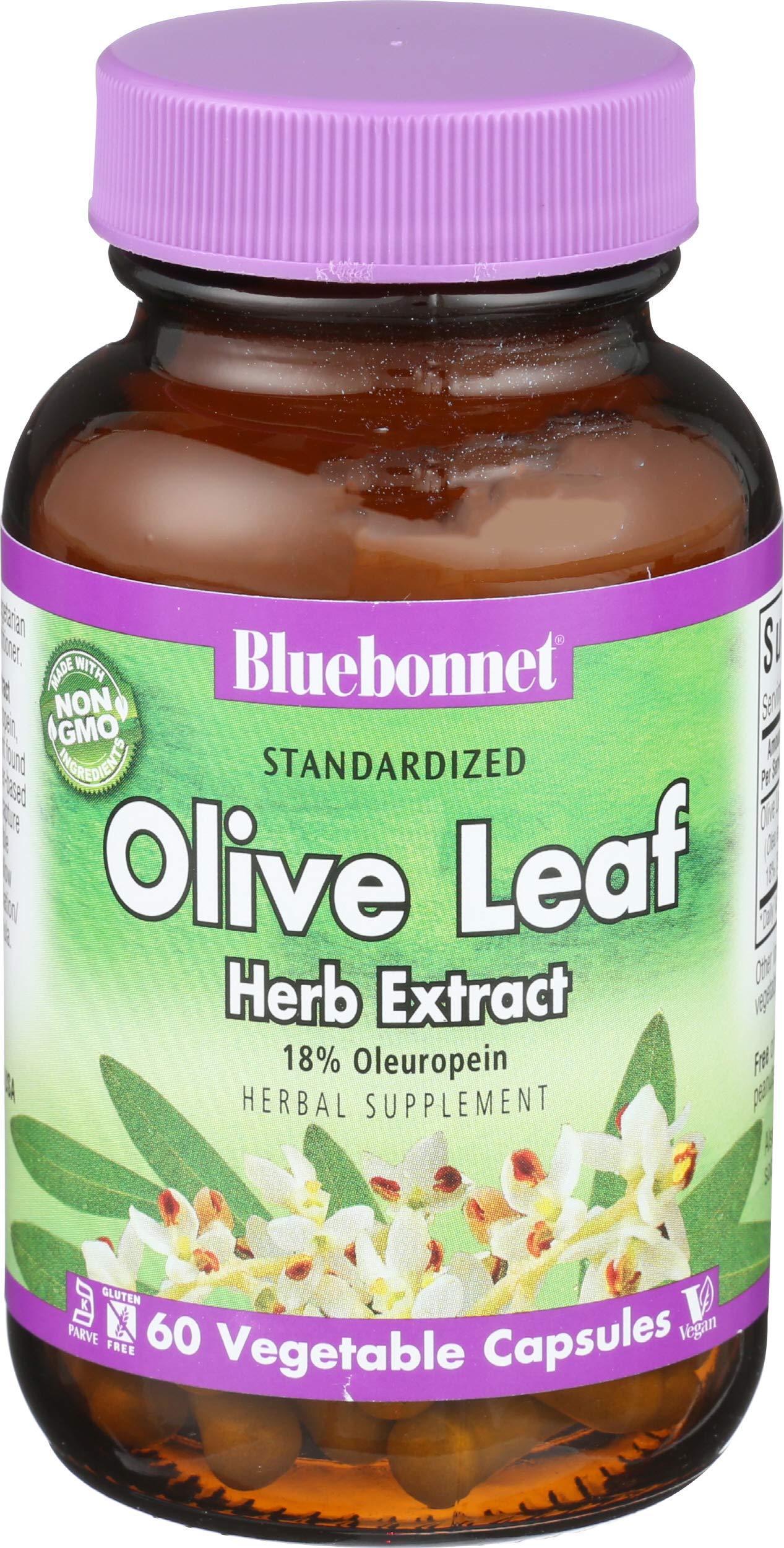 BlueBonnet Olive Leaf Extract Capsules, 60 Capsules