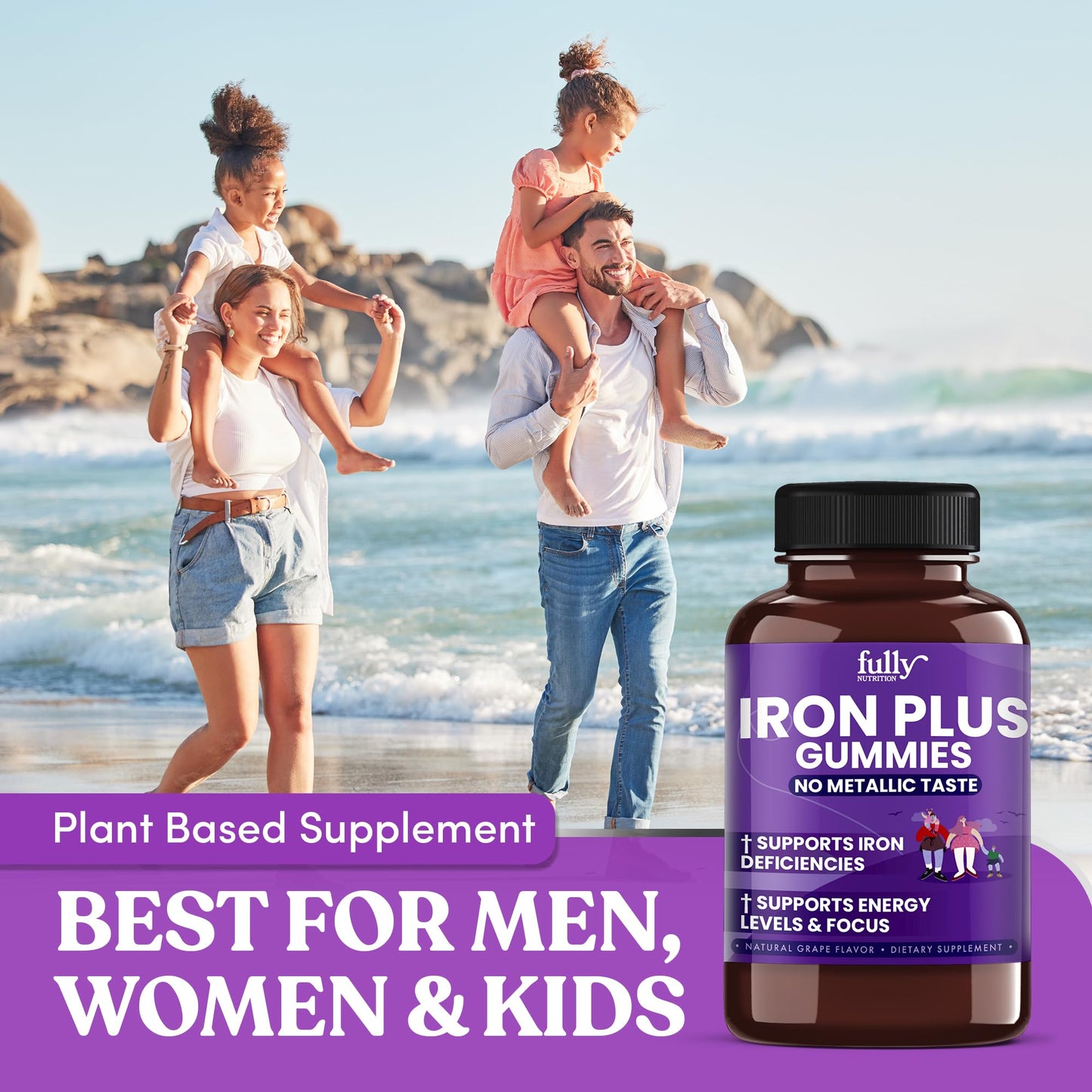 FULLY NUTRITION Iron Gummies Gummy 100 Gummies