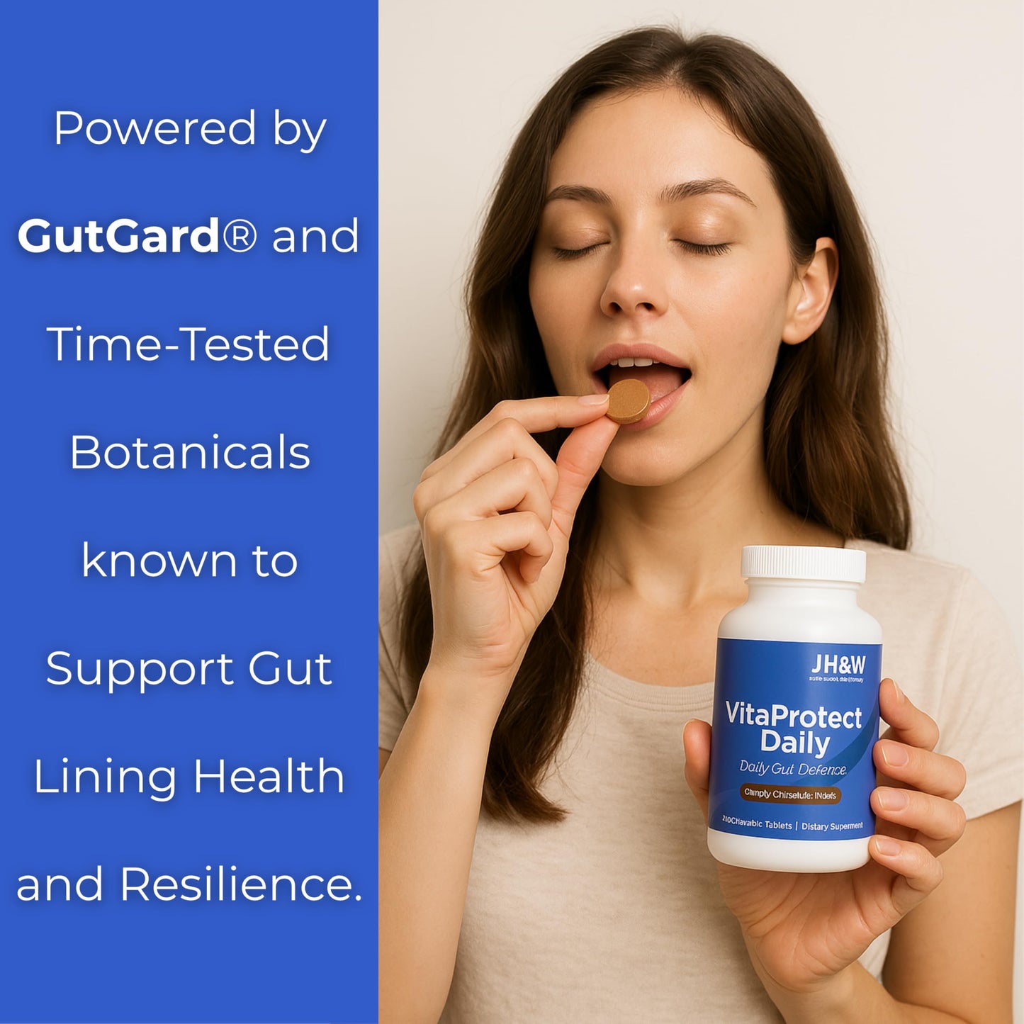 JANNA HEALTH & WELLNESS Gut Health & Digestive Support Supplement Tablet, 90 Tablets