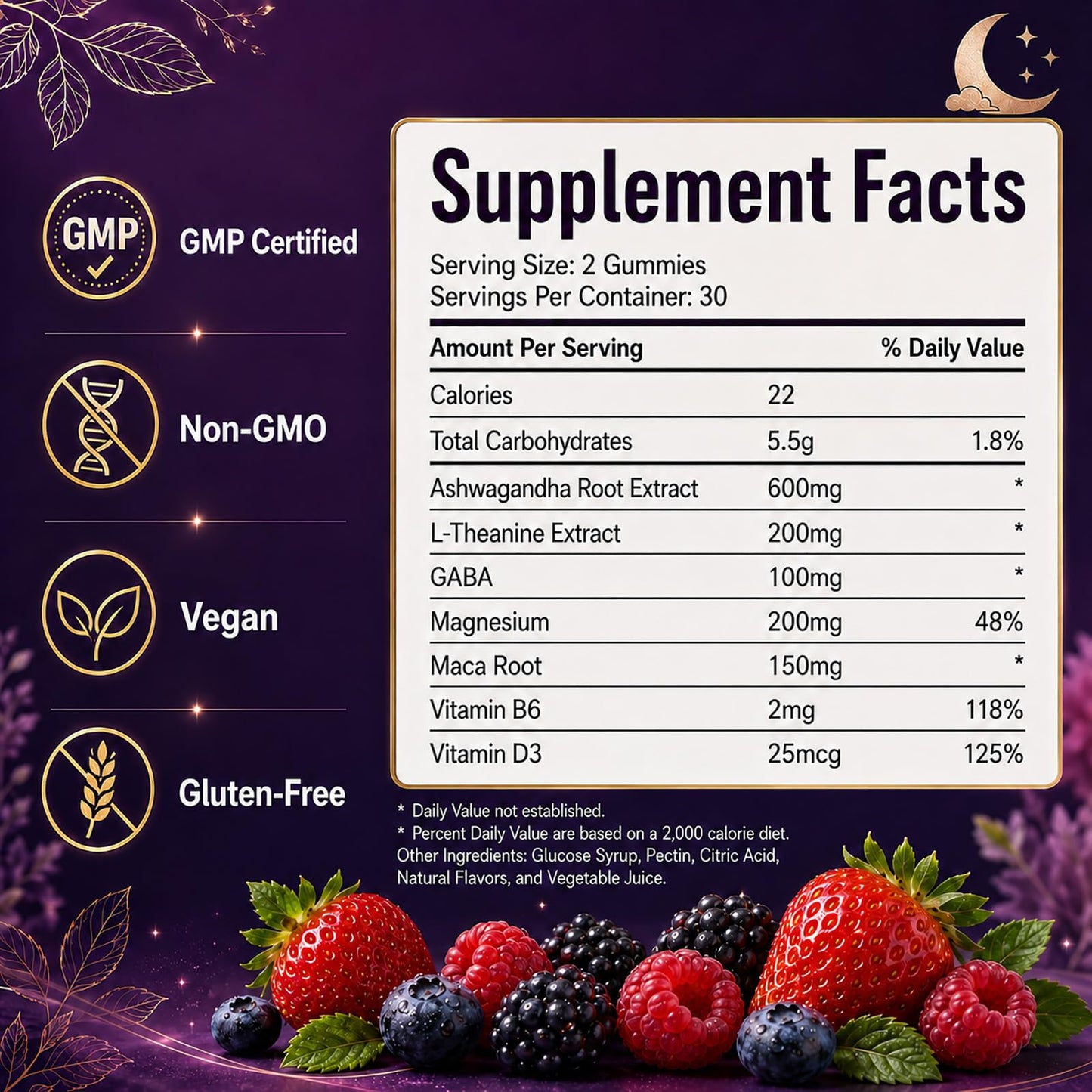 fiocko Cortisol Gummies 60 Count