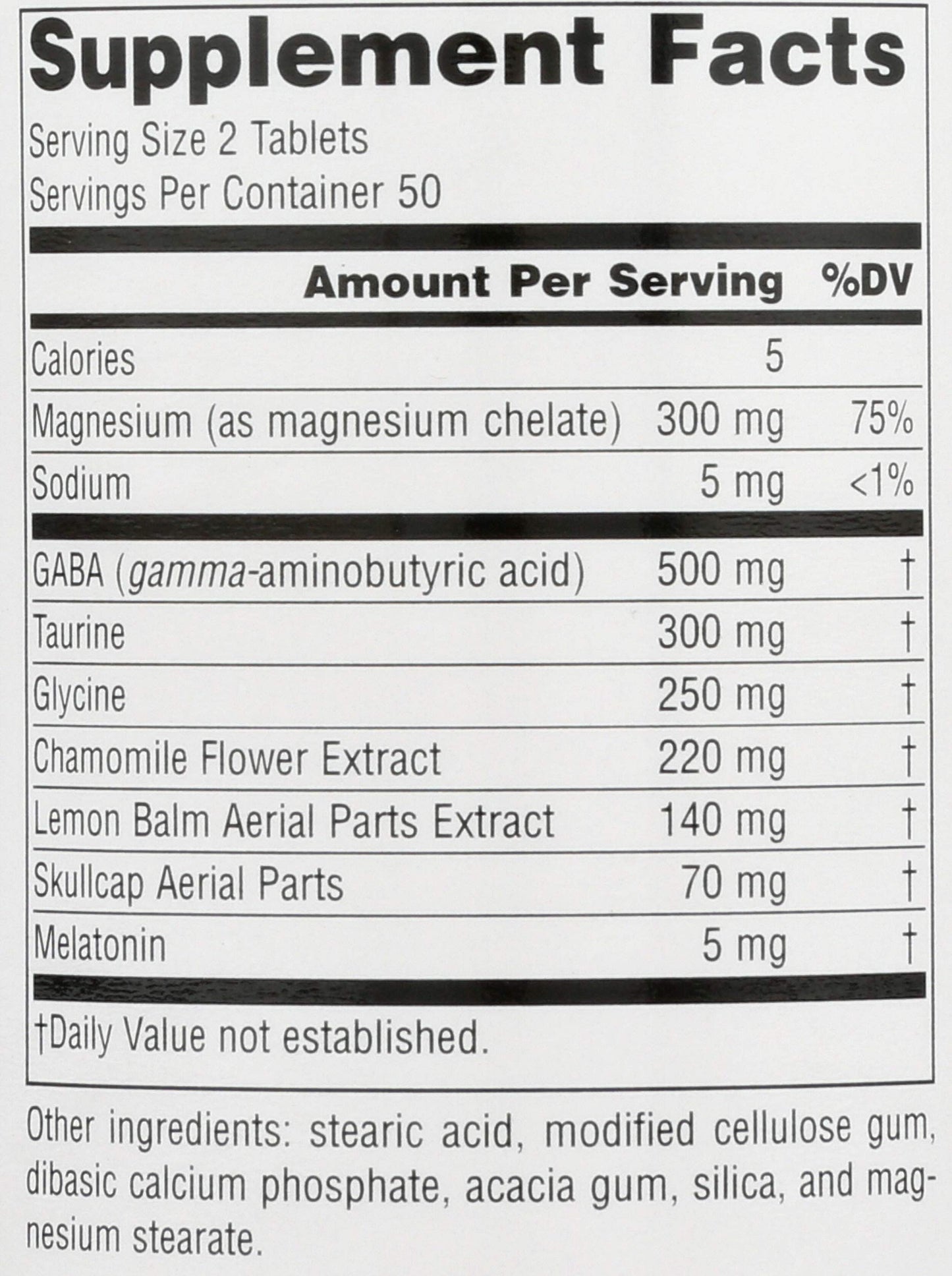 Source Naturals Night Rest with Melatonin 100 Tablets