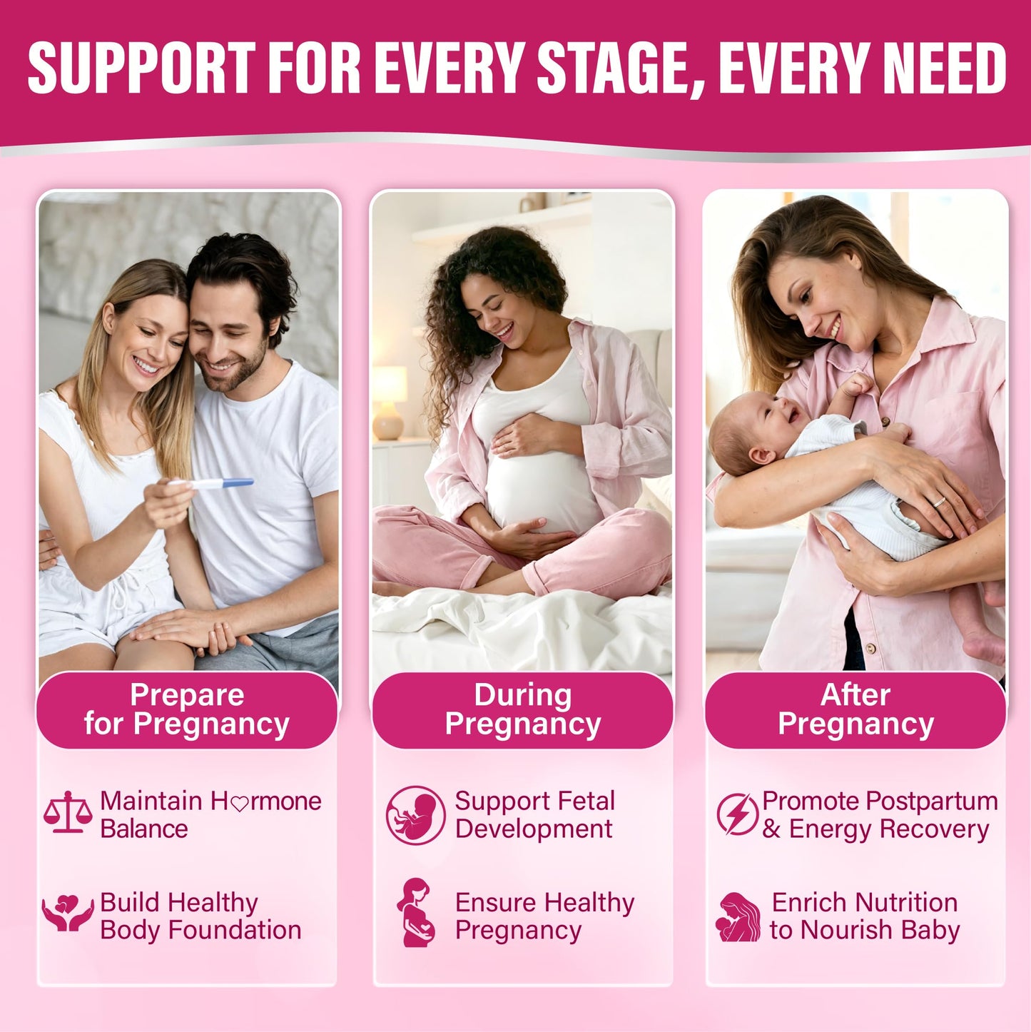 Fissuraty Prenatal Vitamins for Women Gummy, 120 Count