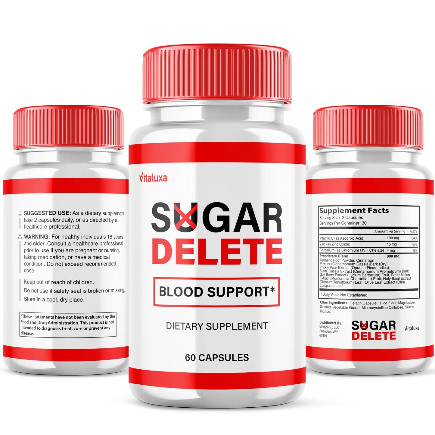 Vitaluxa Sugar Delete Capsules 180 Capsules