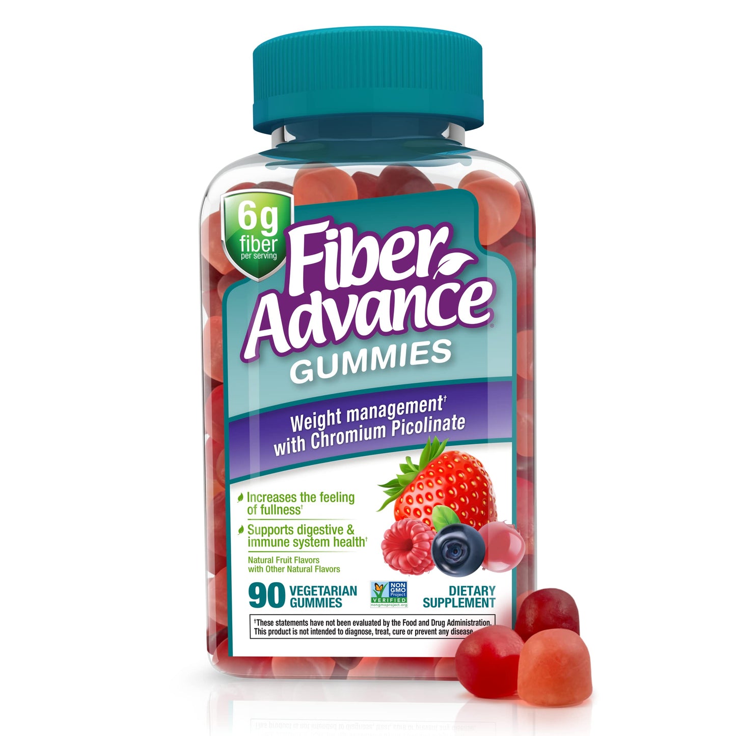 Fiber Advance Weight Management Gummies 90 Count