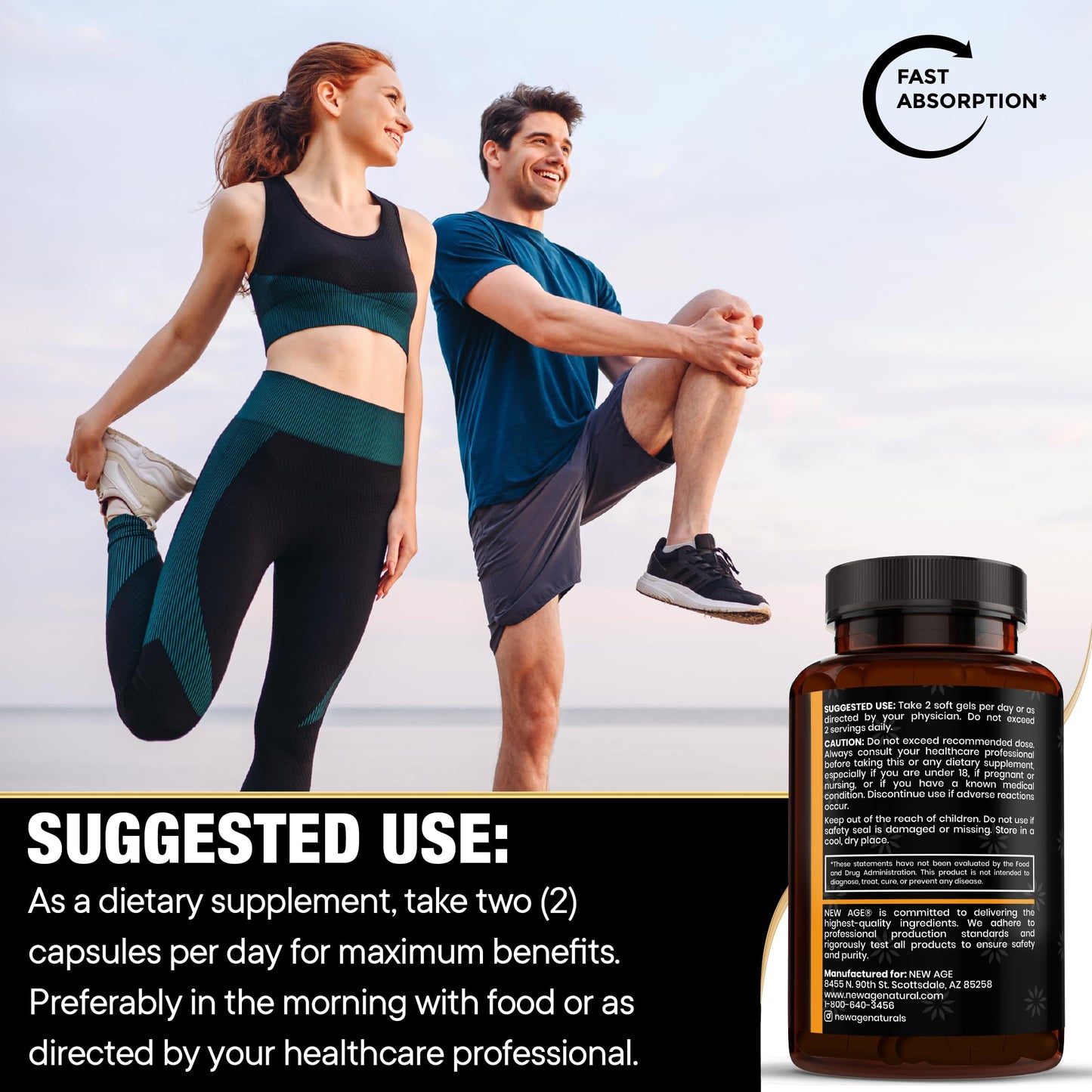 NEW AGE Black Seed Oil Softgel Capsules 120 Softgels