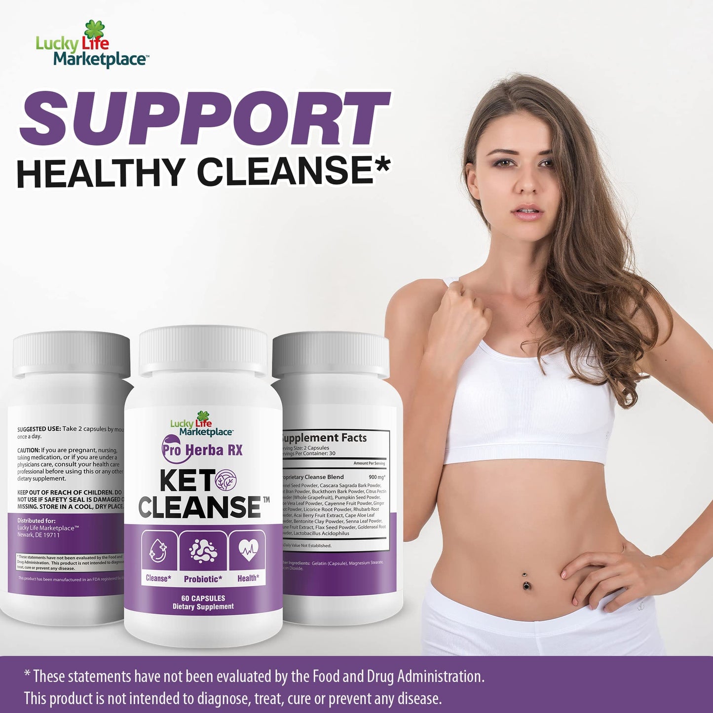 Generic Pro Herba RX Keto Cleanse Capsule, 1 Count