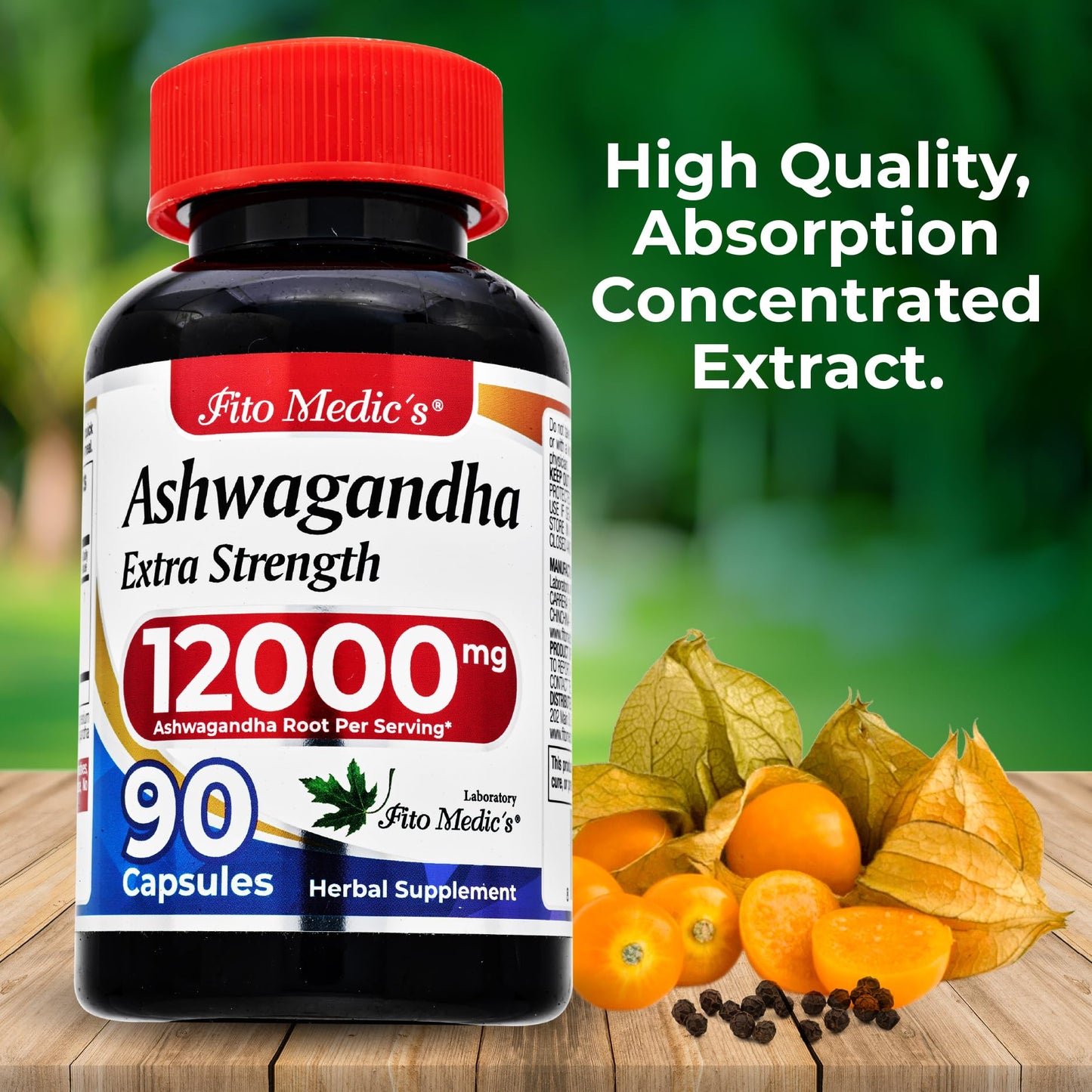 FITO MEDIC'S Ashwagandha Capsules, 90 Capsules