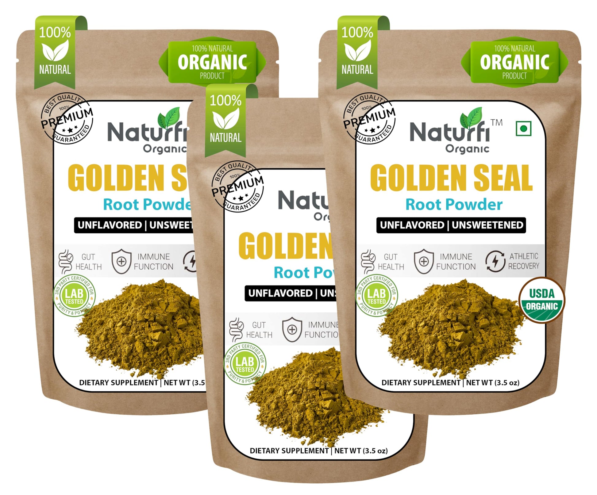 Naturfi Organic Goldenseal Root Powder 10.5 oz
