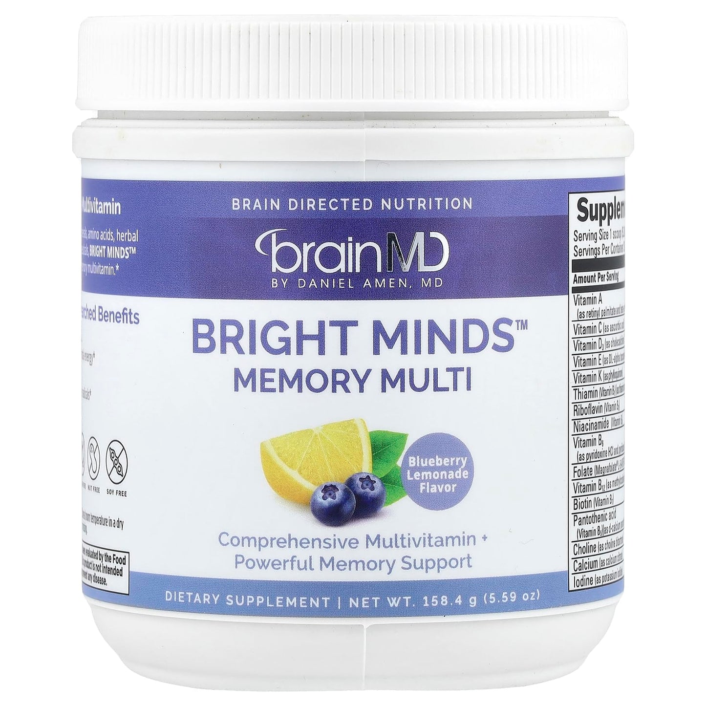 BRAINMD Bright Minds Memory Multi Capsules 120