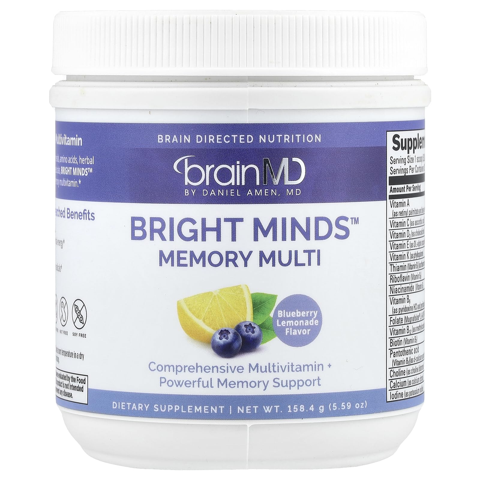 BRAINMD Bright Minds Memory Multi Capsules 120