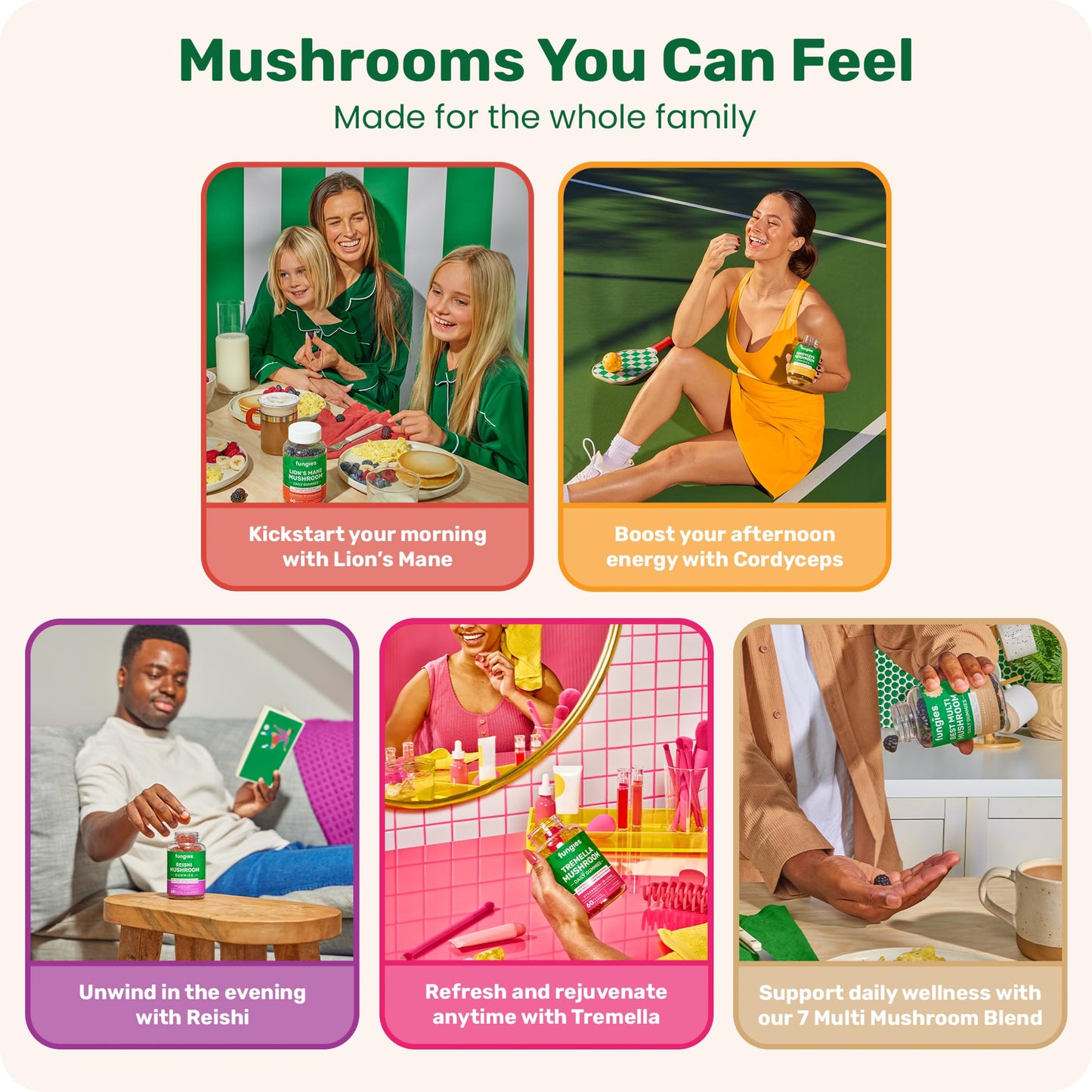 Fungies Lion's Mane Mushroom Gummies 45 Count