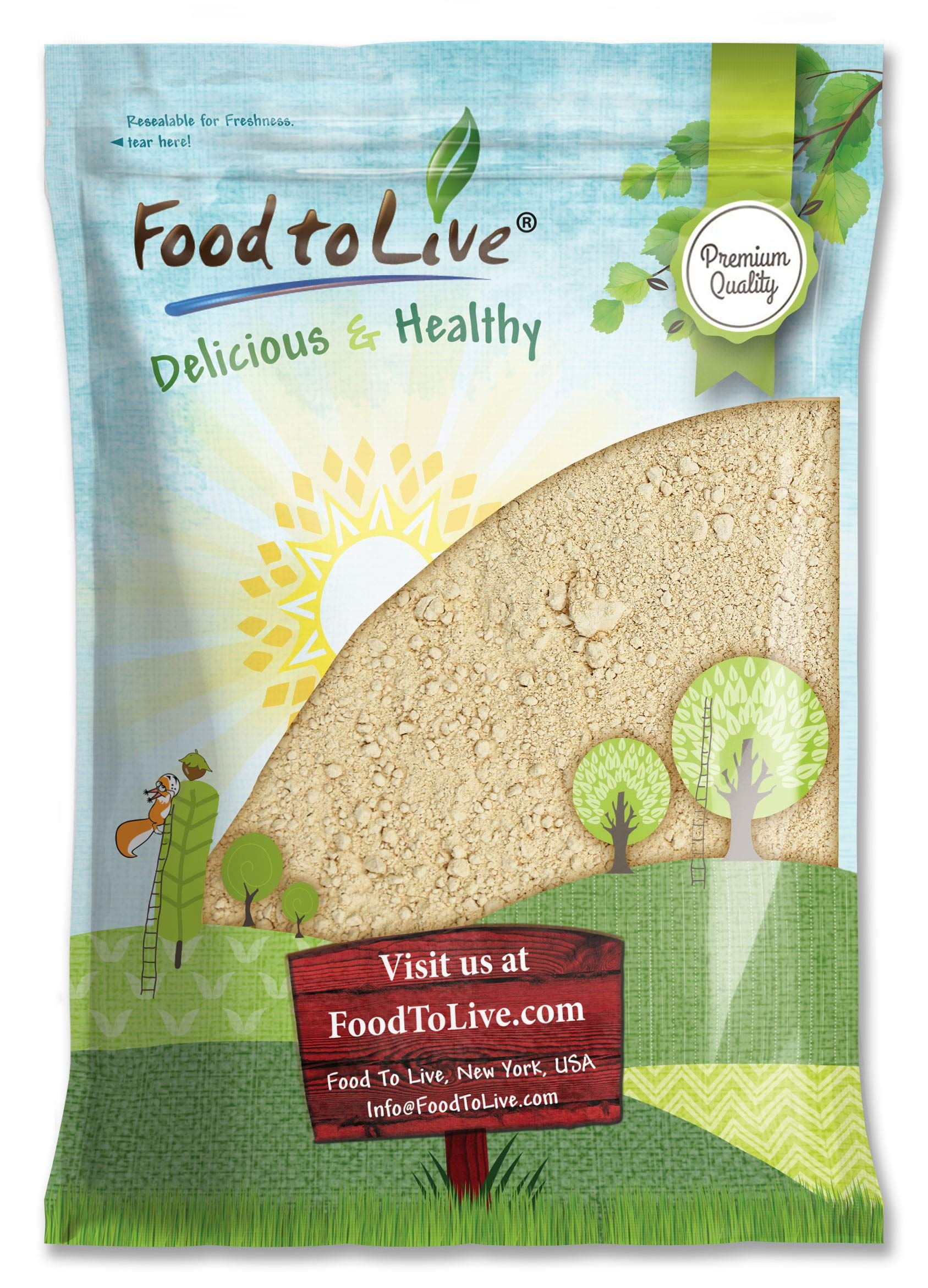Food to Live Black Maca Powder, 112 oz