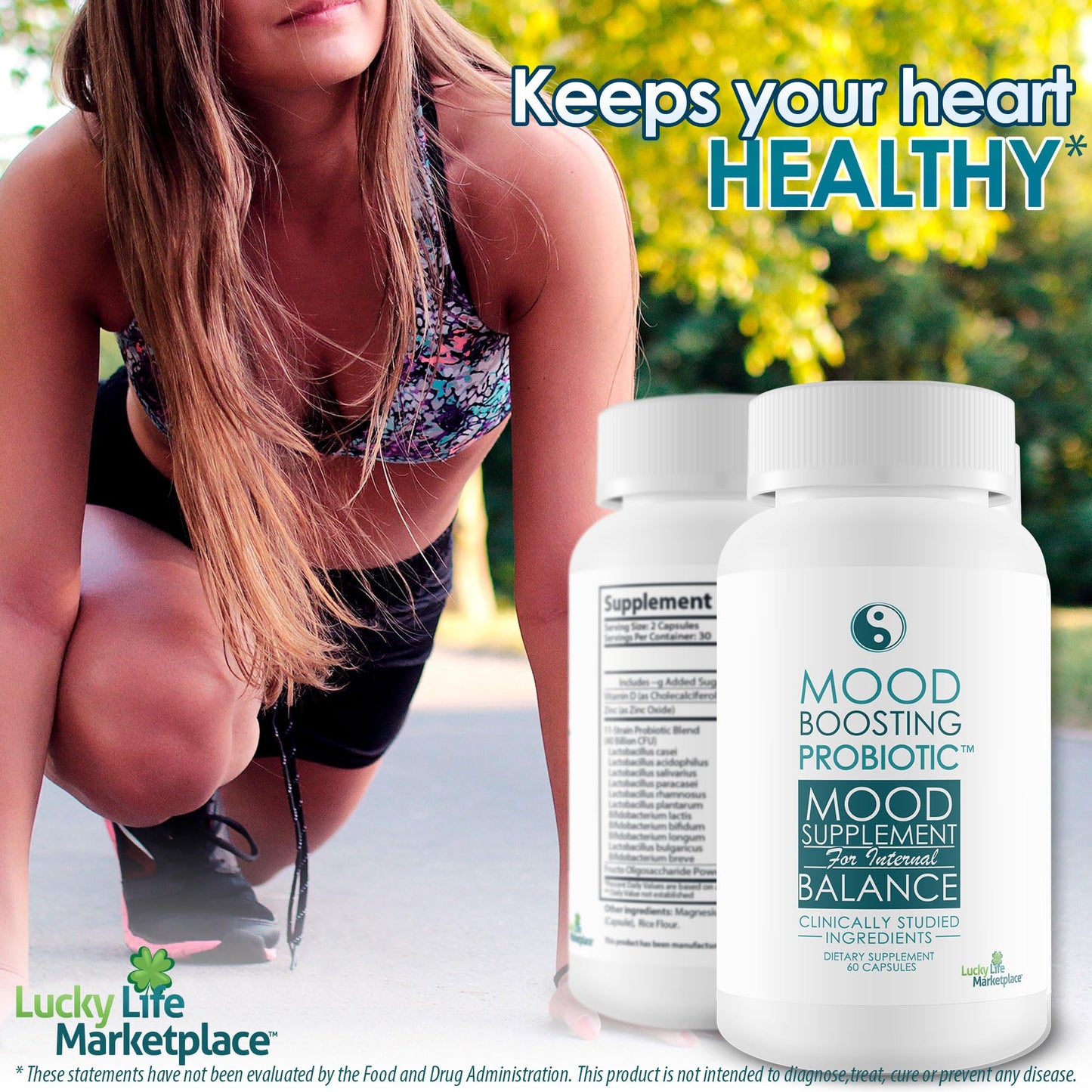 JOGRO Mood Boosting Probiotic Mood Supplement Capsule, 1 Count