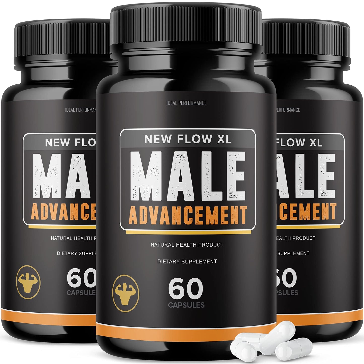 IDEAL PERFORMANCE New Flo XL Pills, 60 Capsules