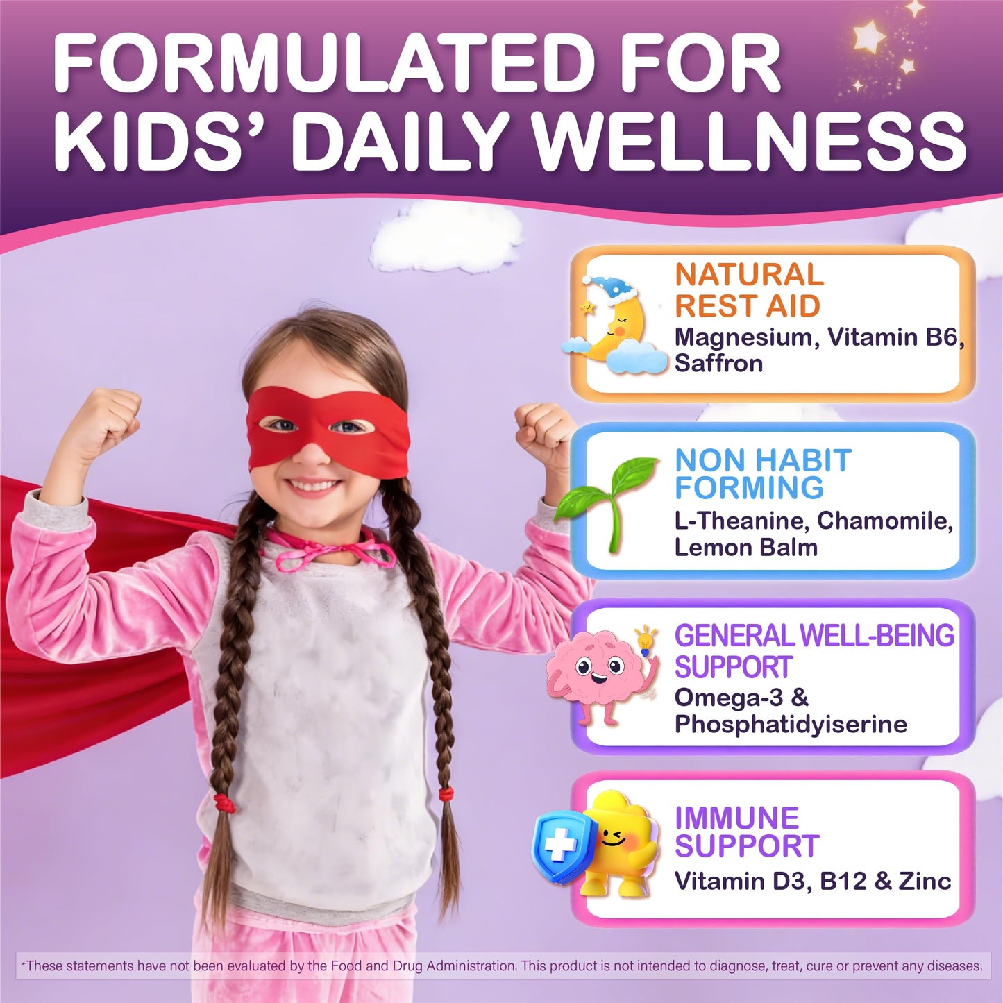 ICKNUTTY Magnesium Gummies for Kids, 120 Gummies