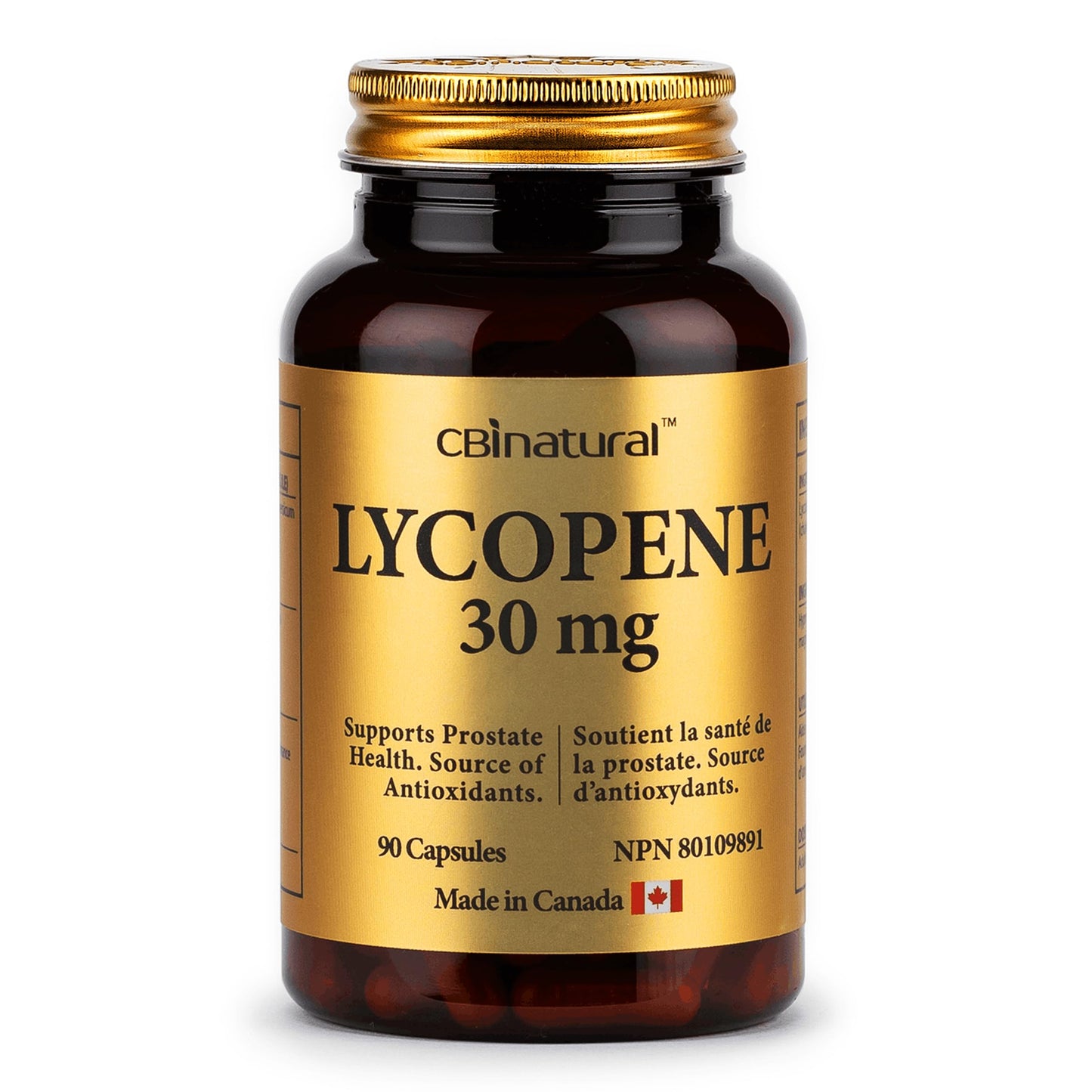 CBI Natural Lycopene 30 mg Capsules, 90 Count
