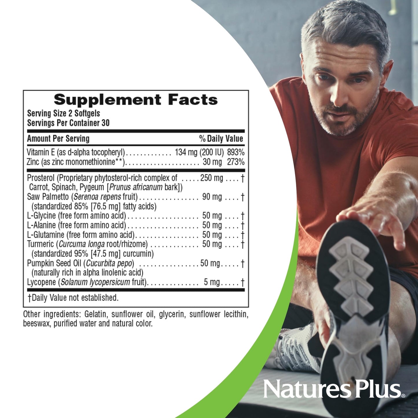 NaturesPlus Herbal Actives ProstActin Tablet 60 Count
