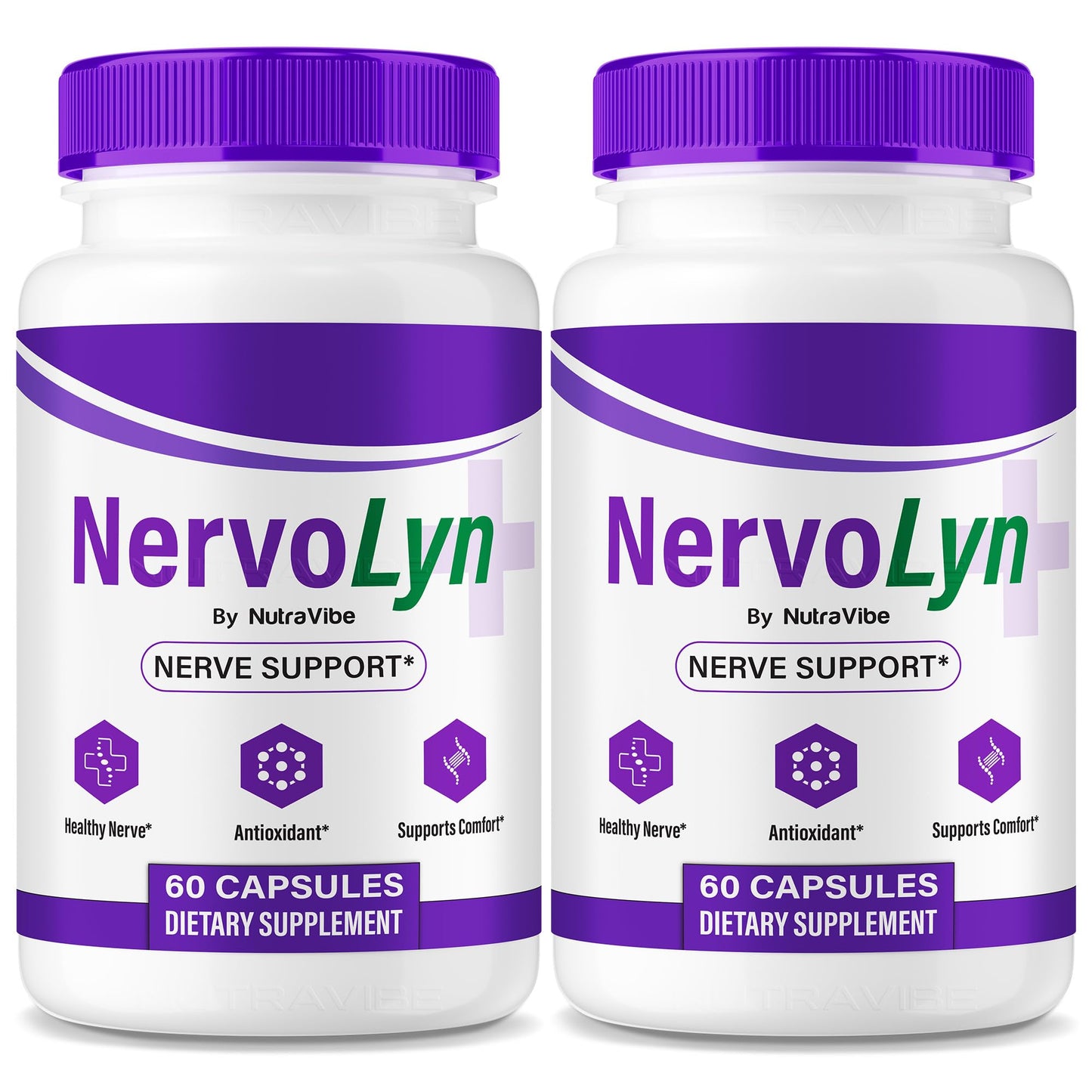 NutraVibe NervoLyn Advanced Nerve Support Capsules, 120 Count