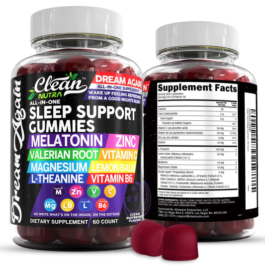 Clean Nutraceuticals Melatonin Gummies 10mg, 60 Count